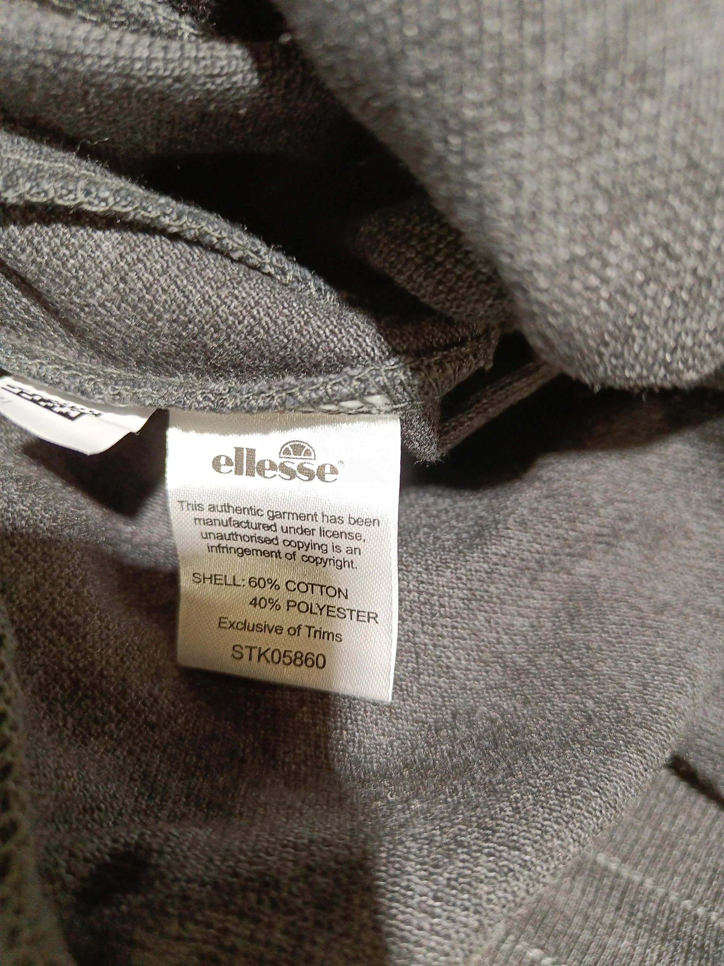 Ellesse Men's Shorts XL Grey Cotton with Polyester Sweat - Image 6