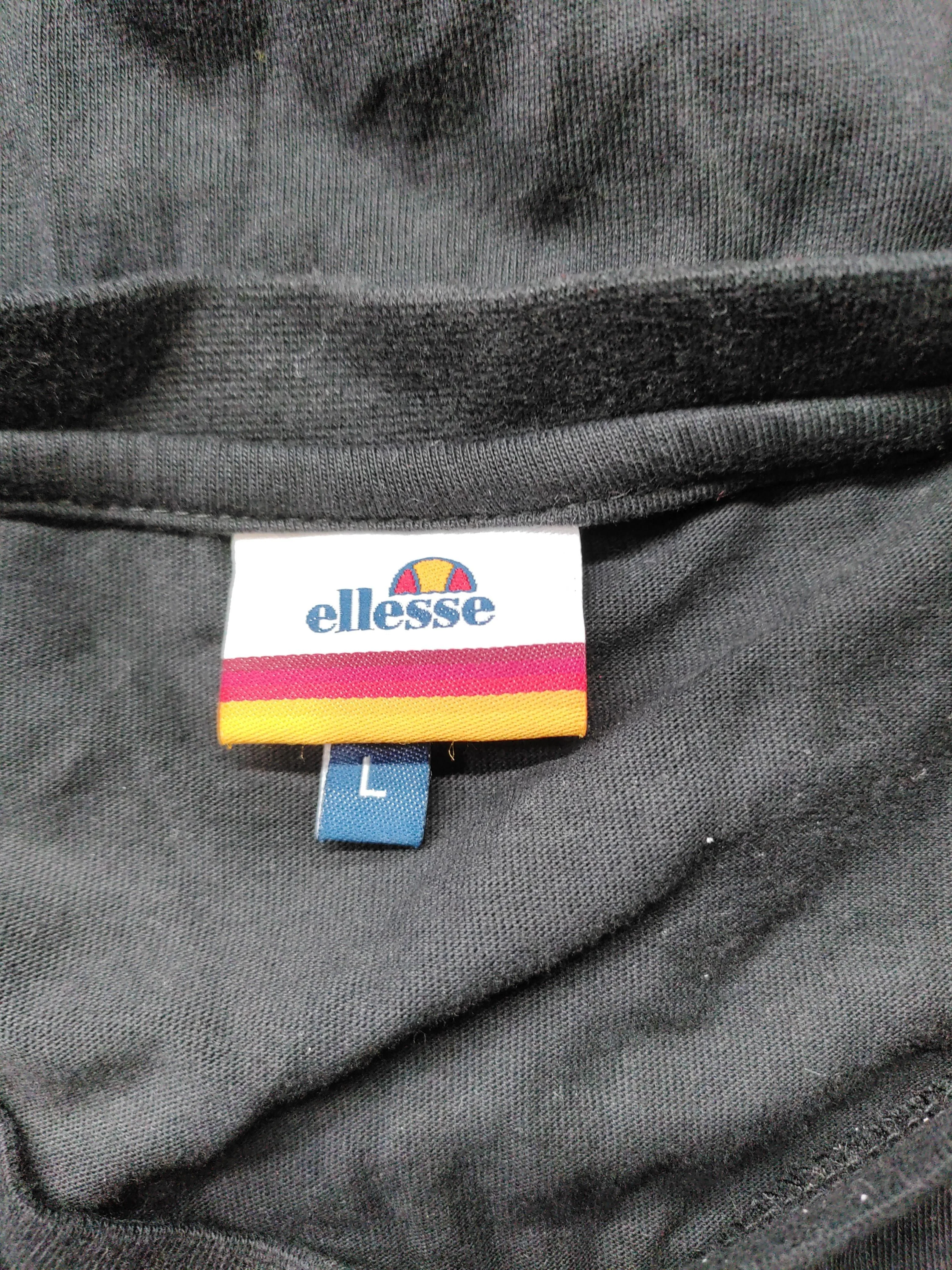 Ellesse Men's T-Shirt L Black Graphic 100% Cotton Basic - Image 5
