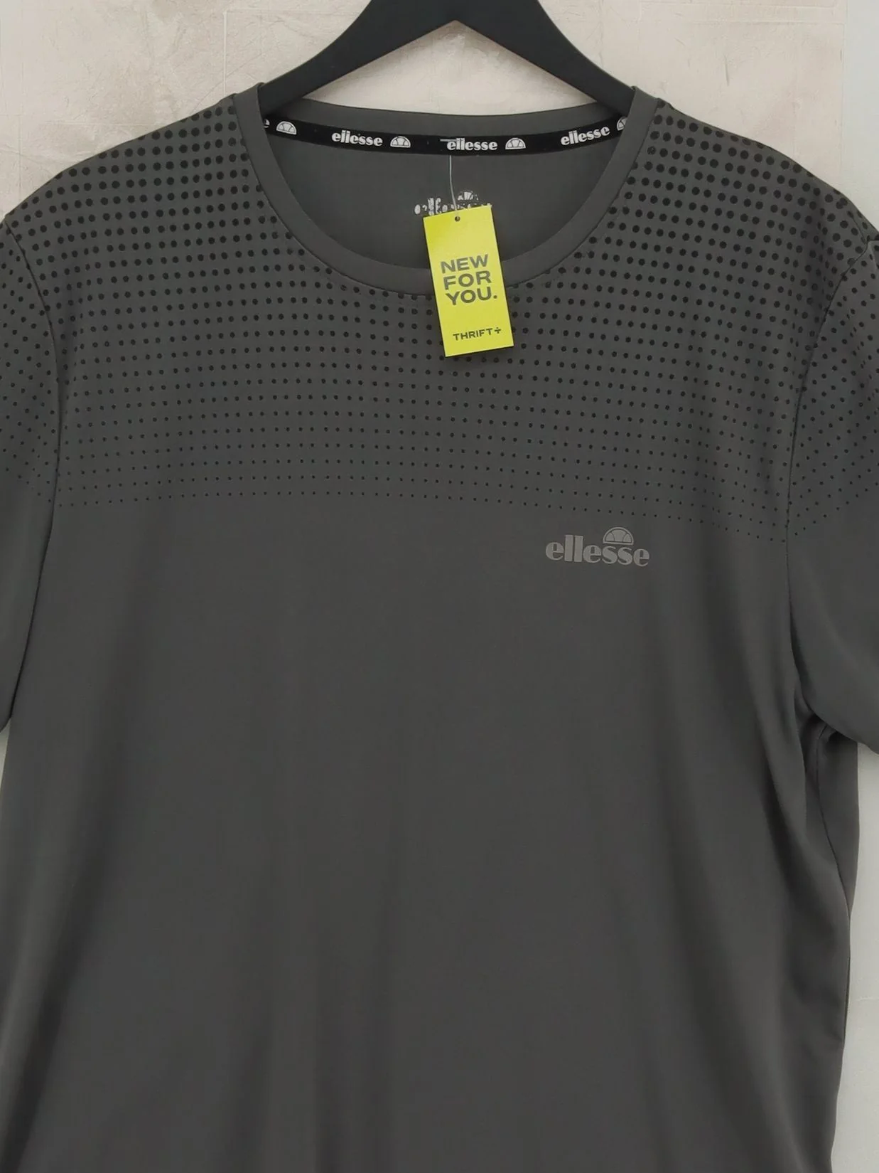 Ellesse Men's T-Shirt L Grey 100% Polyester Basic - Image 3