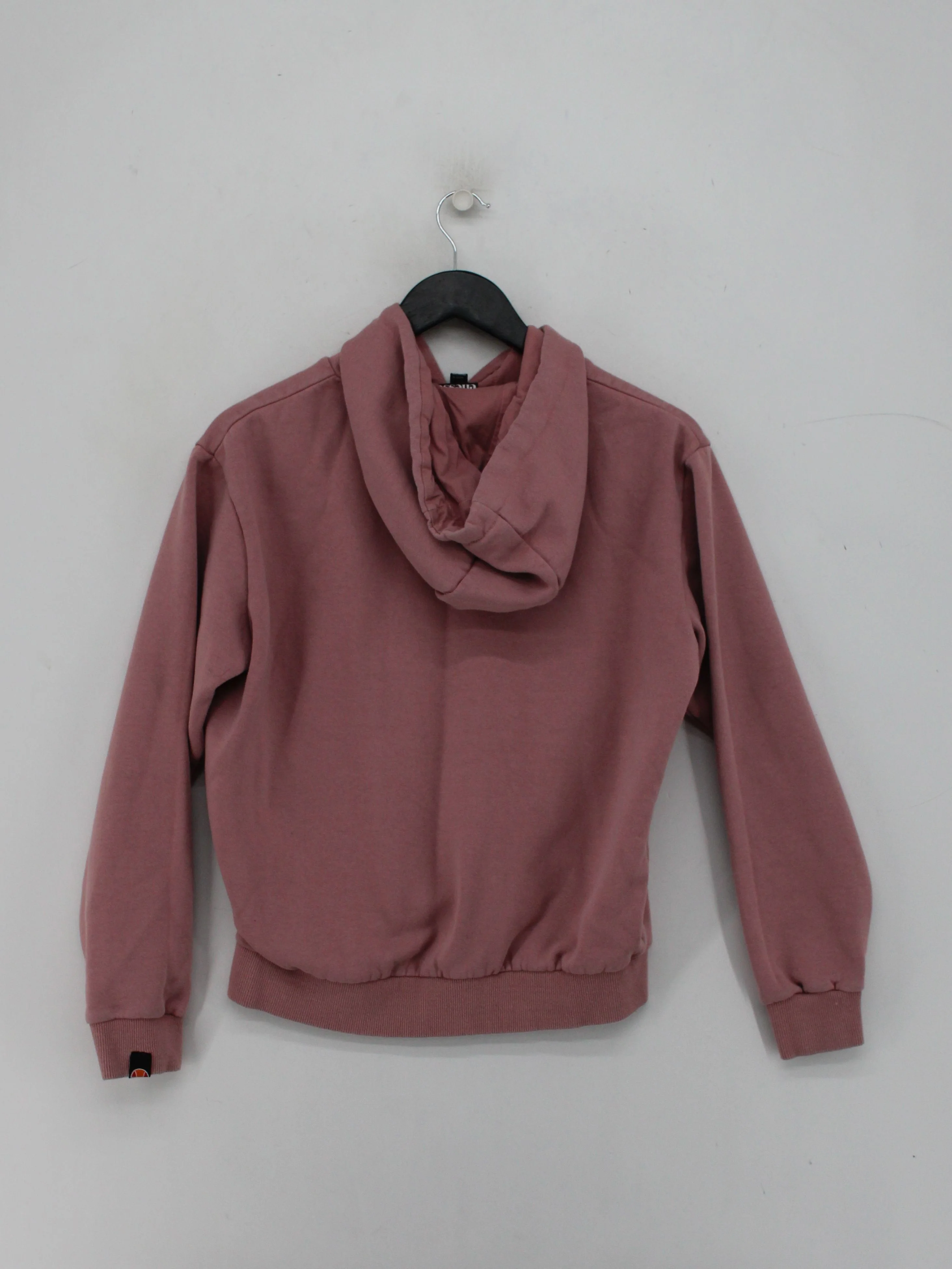 Ellesse Women's Hoodie S Pink Cotton with Polyester, Elastane Pullover - Image 2