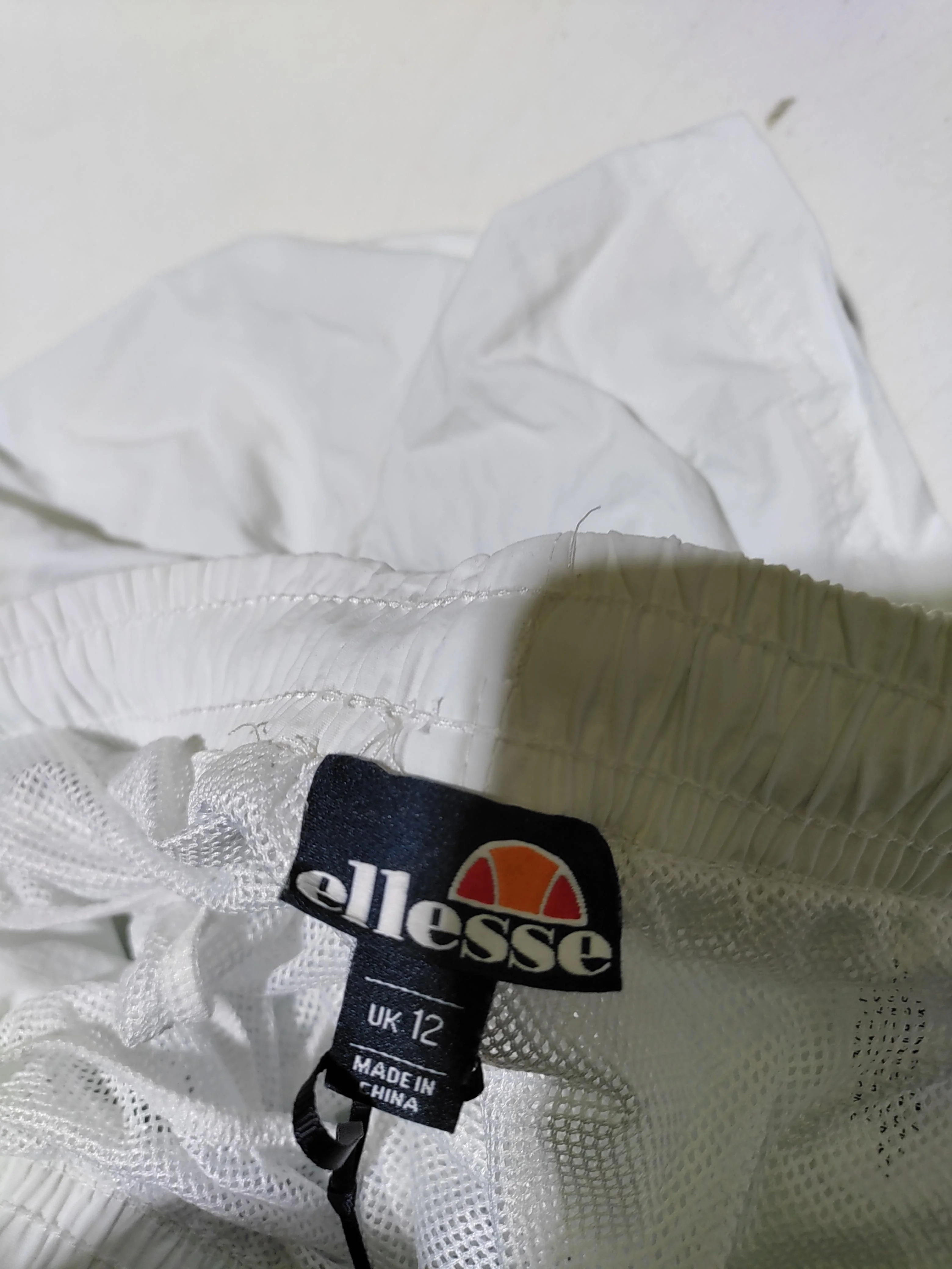 Ellesse Women's Sports Bottoms UK 12 White Polyamide with Polyester Sweatpants - Image 5