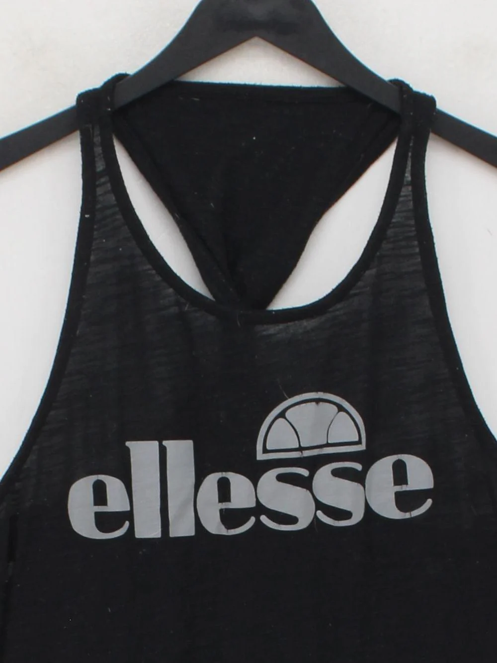 Ellesse Women's T-Shirt M Black 100% Polyester Sleeveless Basic - Image 3