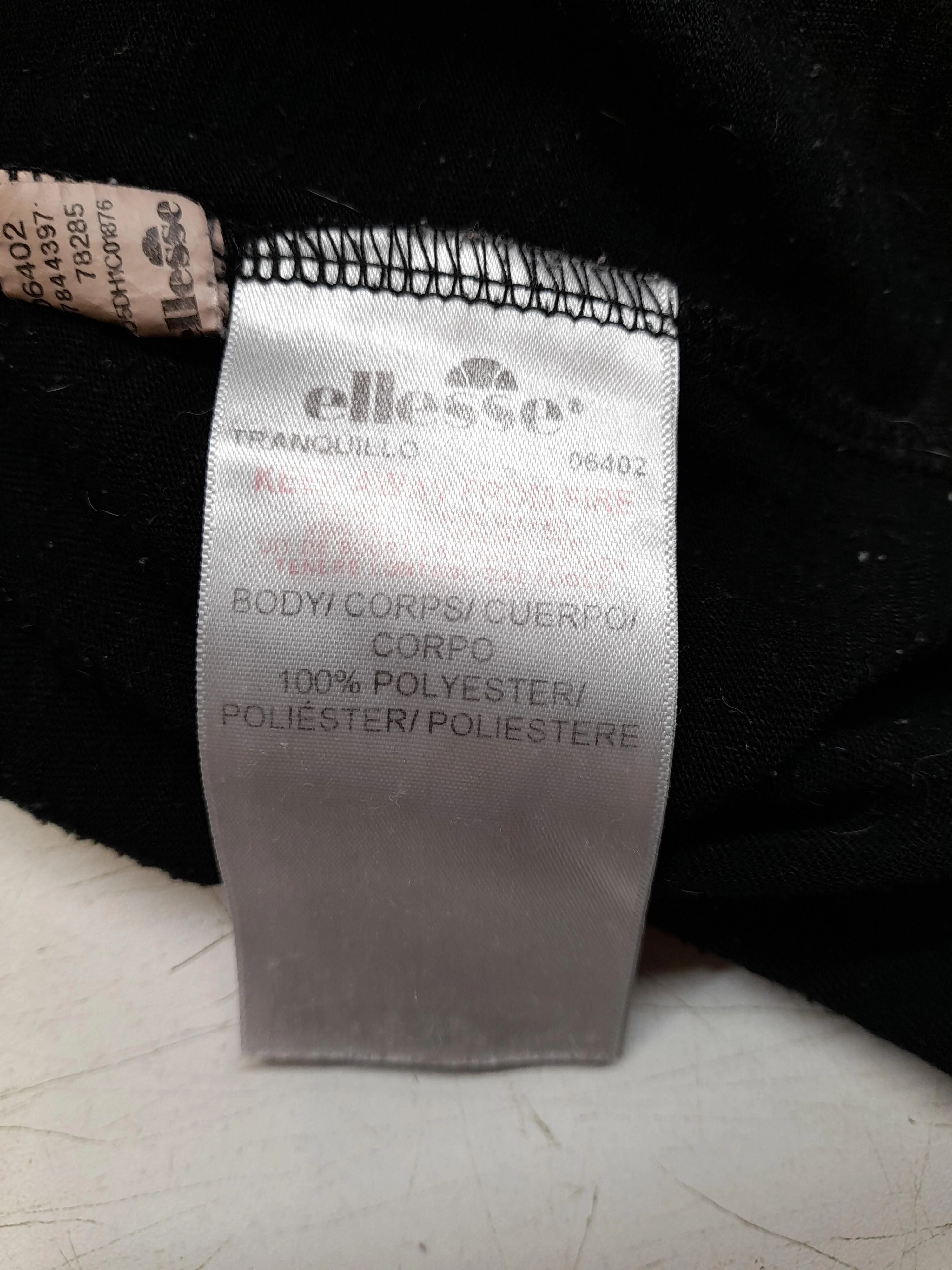 Ellesse Women's T-Shirt M Black 100% Polyester Sleeveless Basic - Image 8