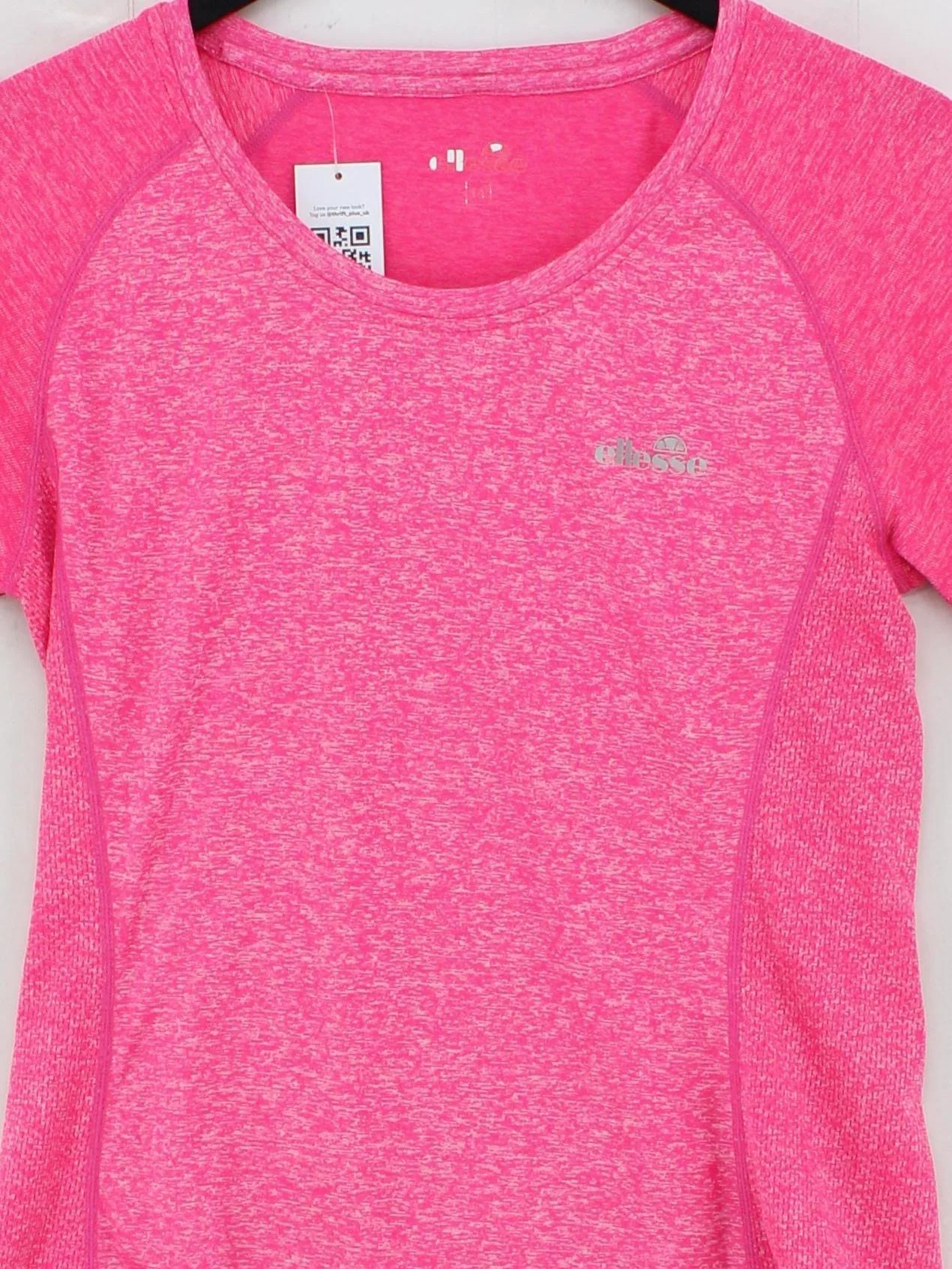 Ellesse Women's T-Shirt S Pink 100% Polyester Basic - Image 3