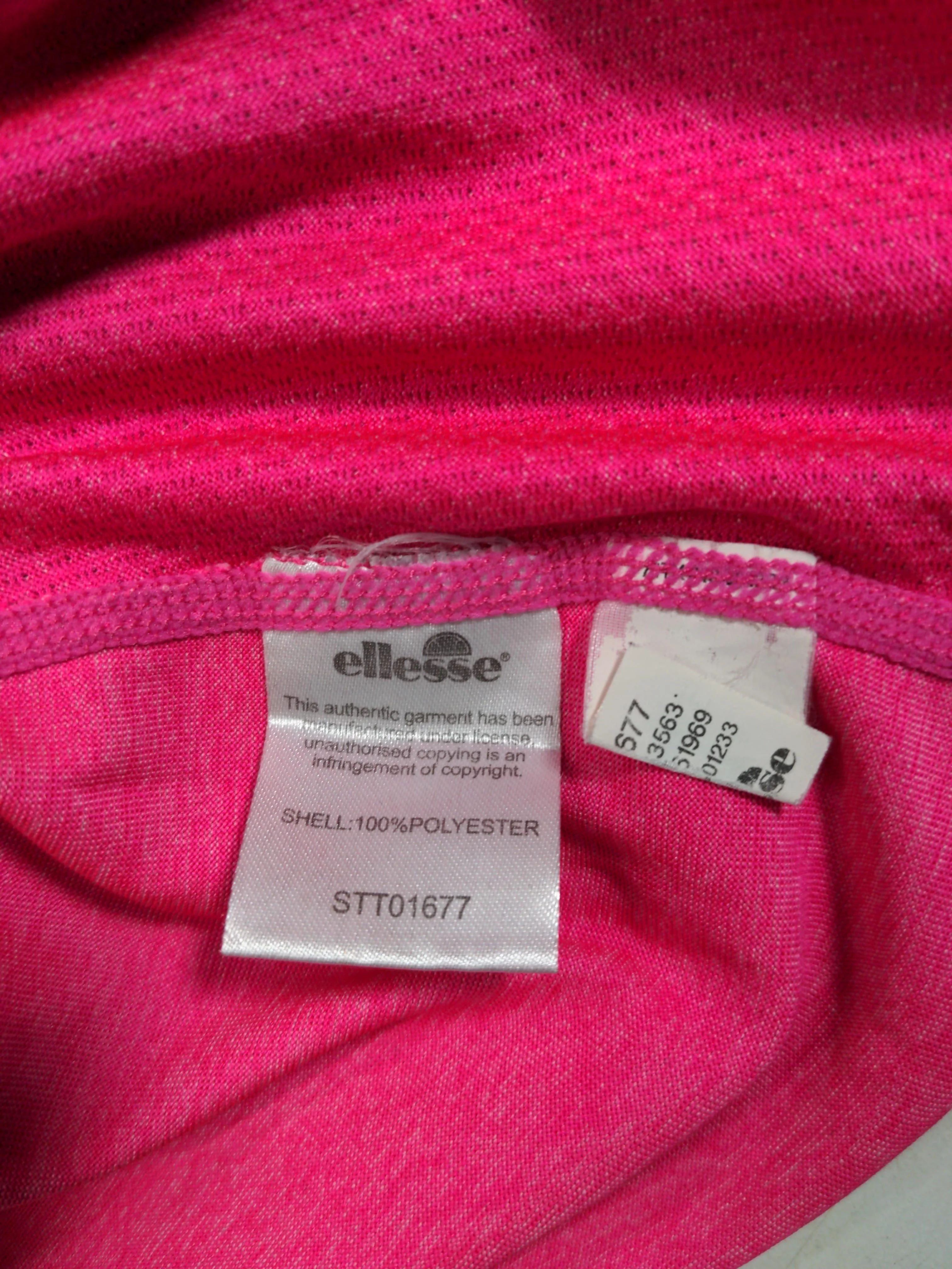 Ellesse Women's T-Shirt S Pink 100% Polyester Basic - Image 6