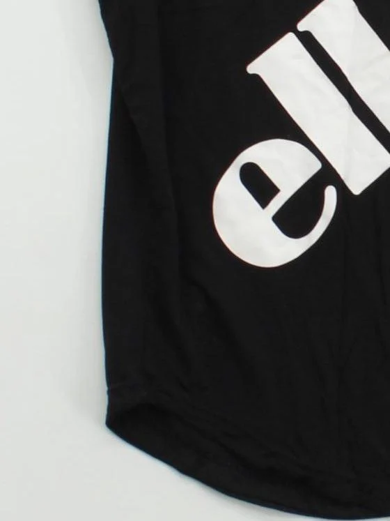 Ellesse Women's T-Shirt UK 10 Black Cotton with Polyester Basic - Image 4