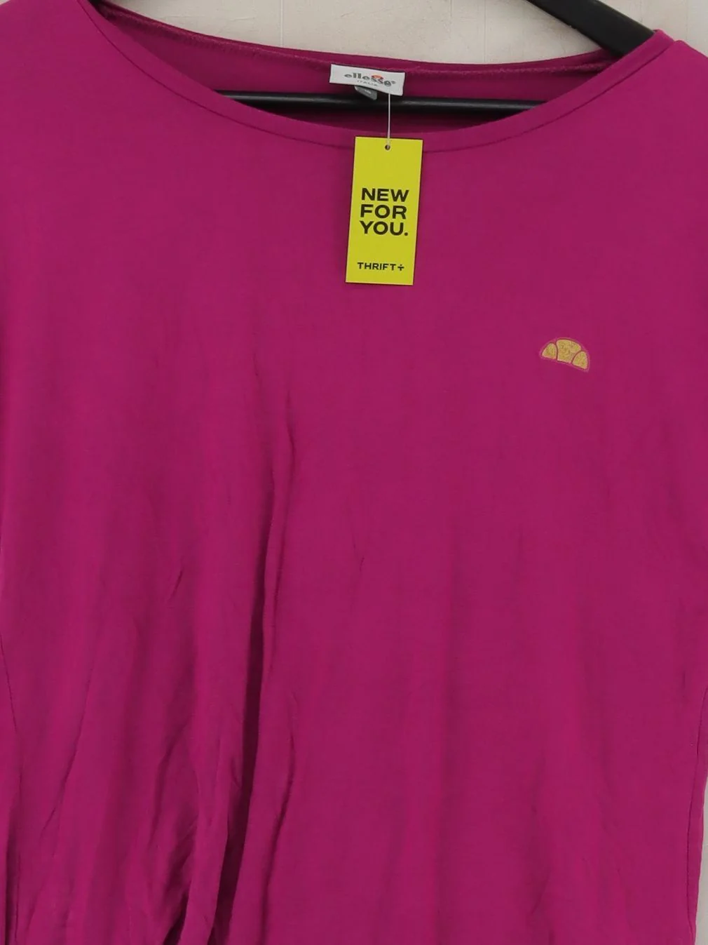 Ellesse Women's T-Shirt UK 10 Pink Viscose with Elastane Basic - Image 3