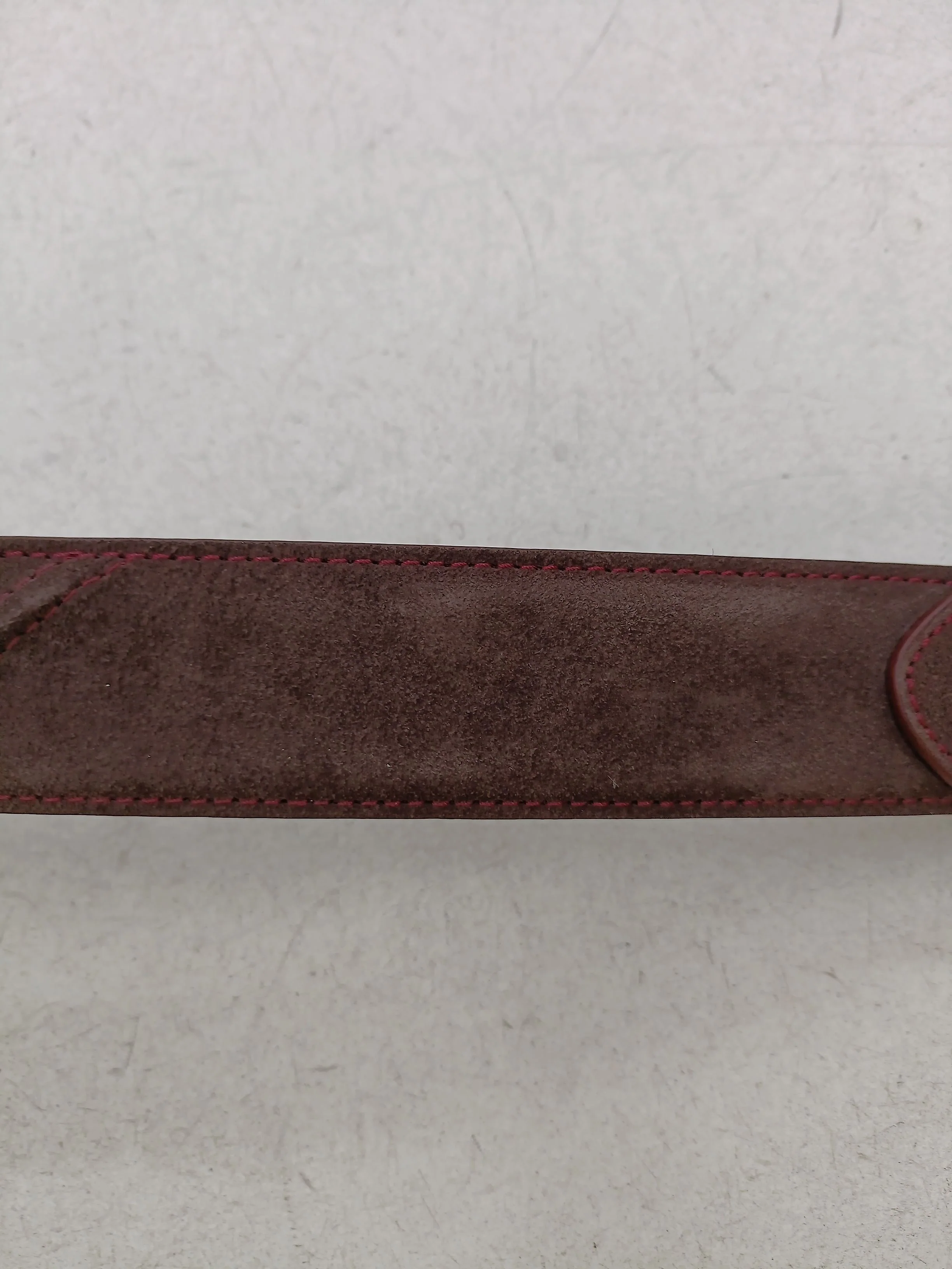 Elliot Rhodes Men's Belt Brown 100% Suede Dress Belt - Image 5