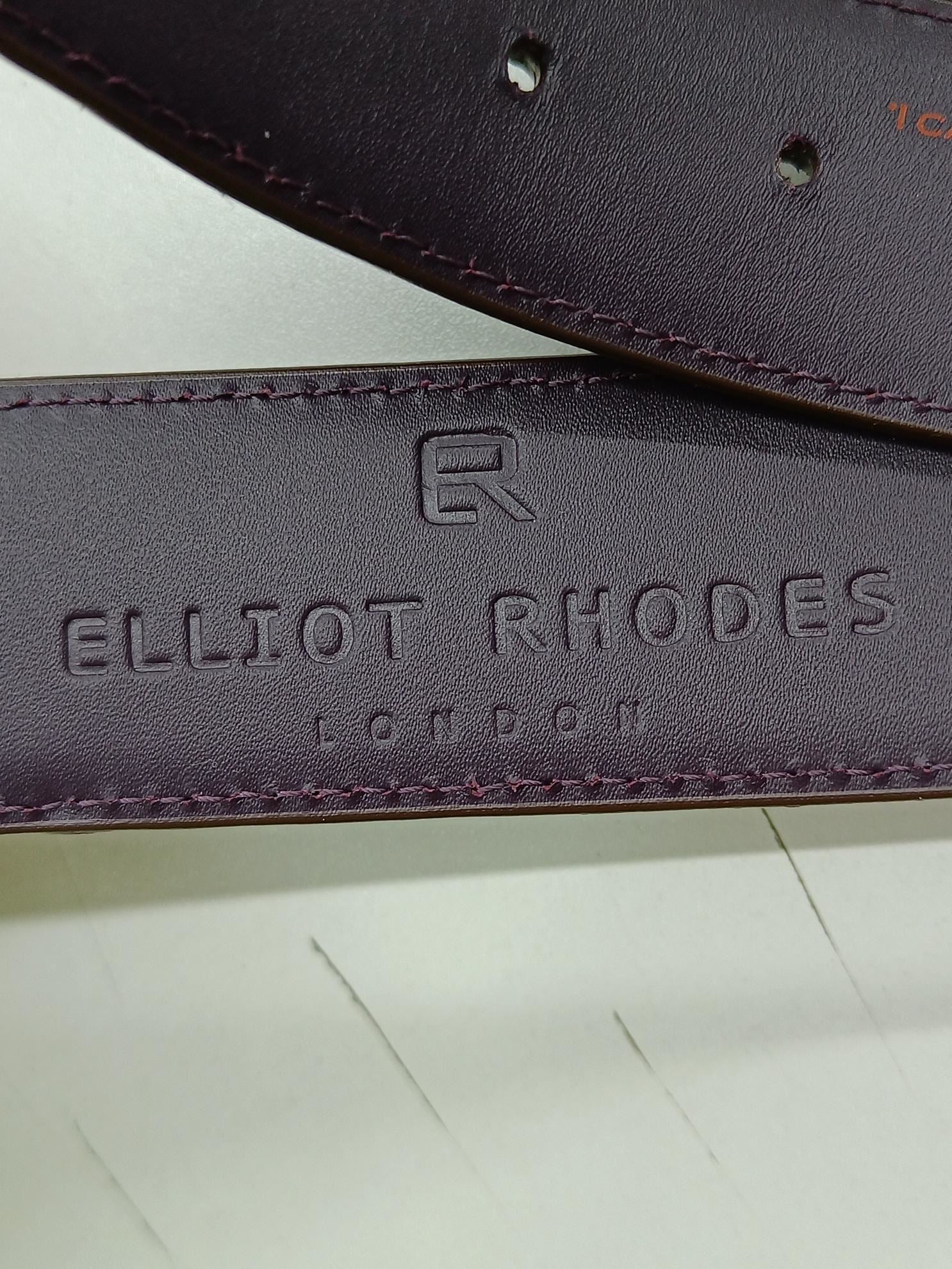 Elliot Rhodes Men's Belt Brown 100% Suede Dress Belt - Image 6