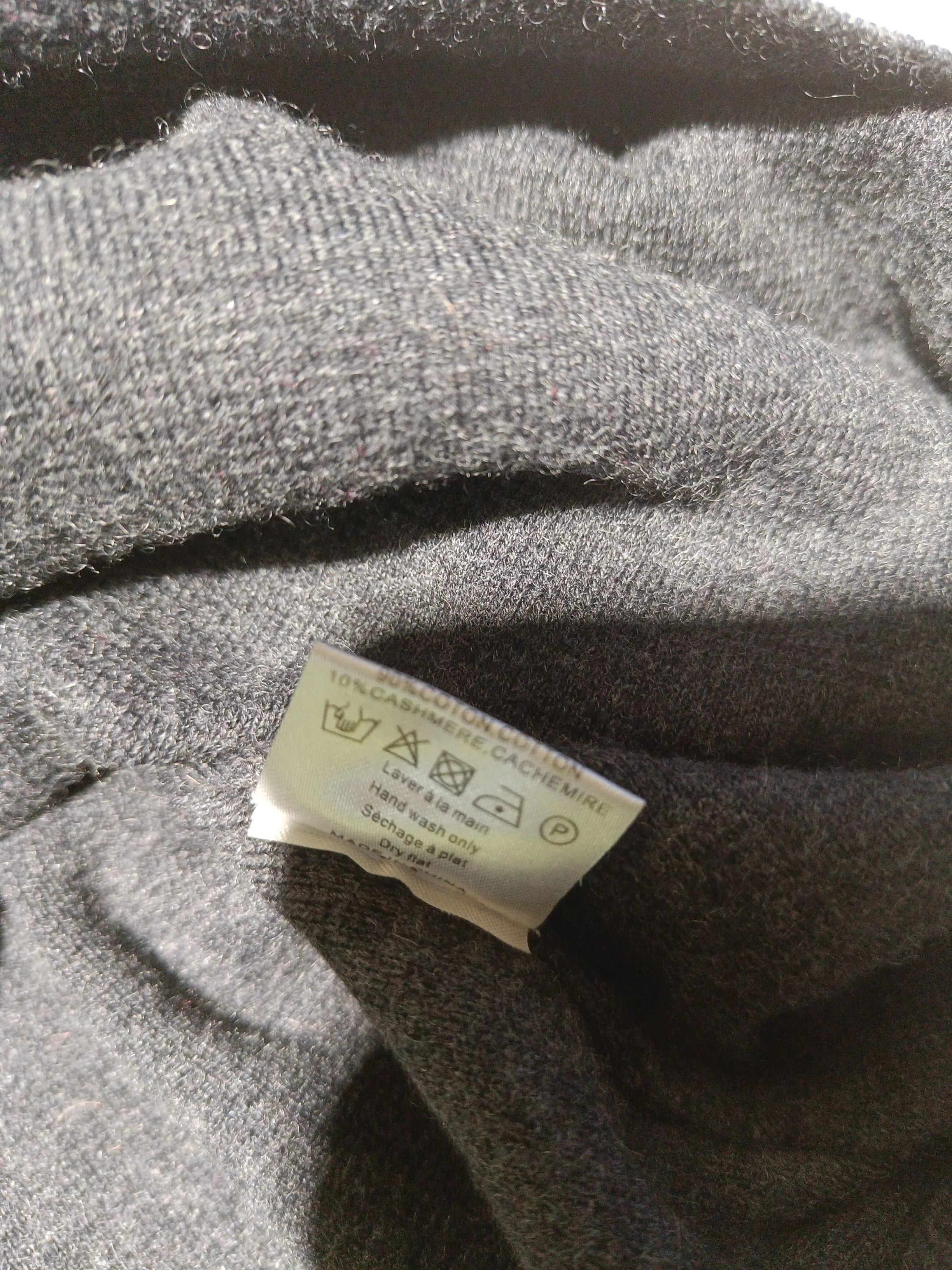 Emile Lafaurie Men's Coat M Grey Wool with Cashmere Overcoat - Image 6
