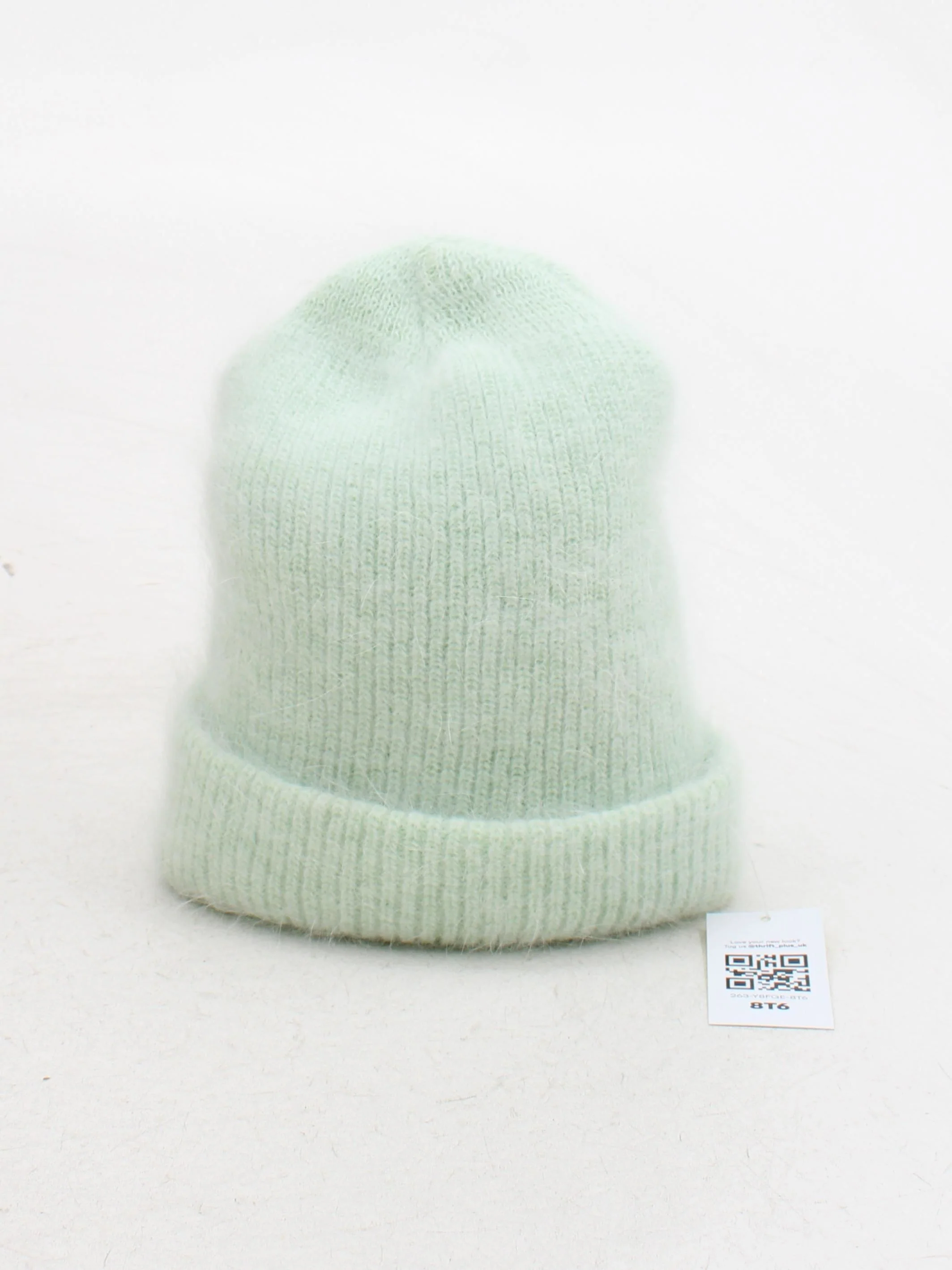 Emin&Paul Men's Hat M Green Angora with Acrylic Beanie - Image 2