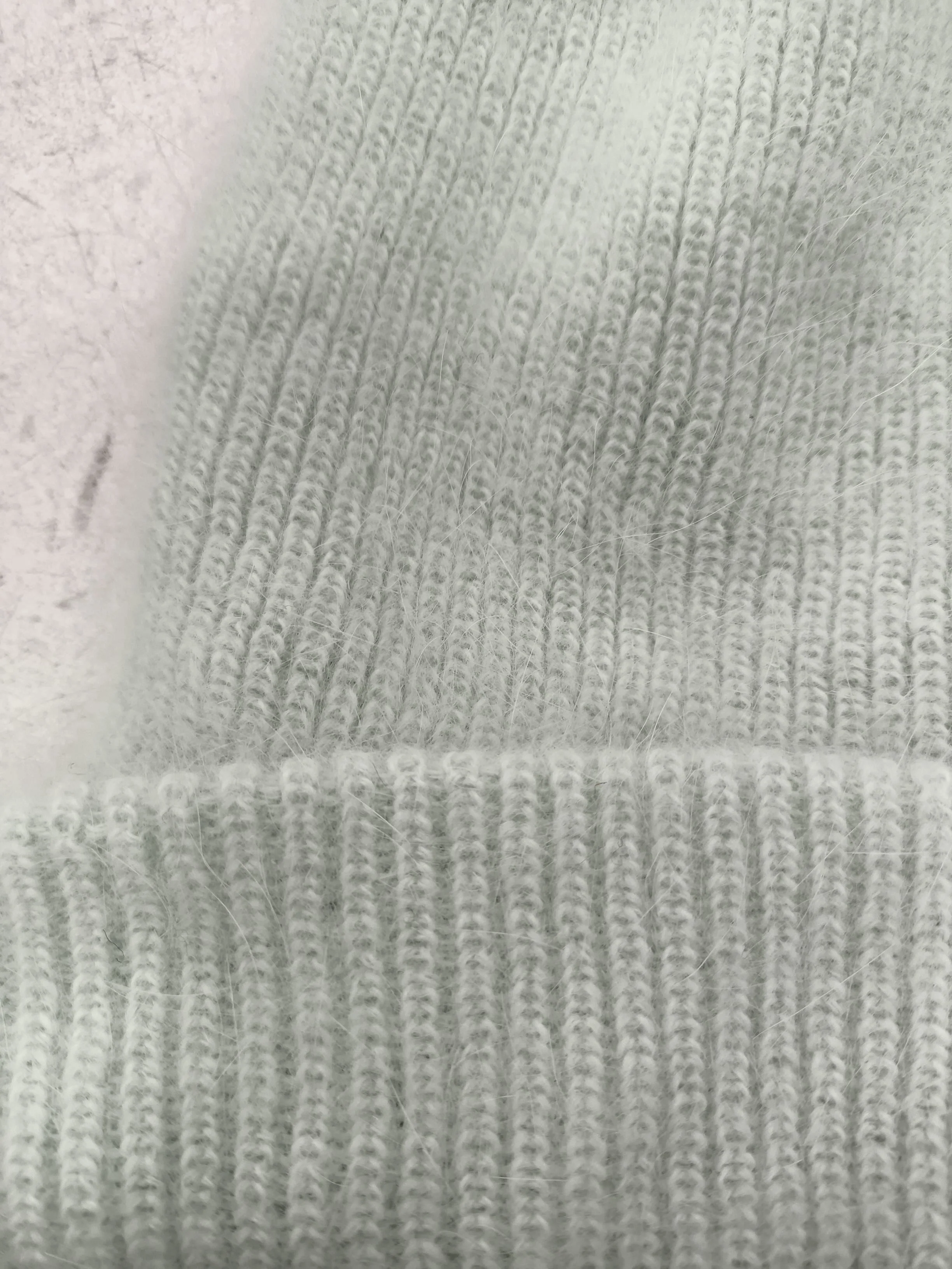 Emin&Paul Men's Hat M Green Angora with Acrylic Beanie - Image 3