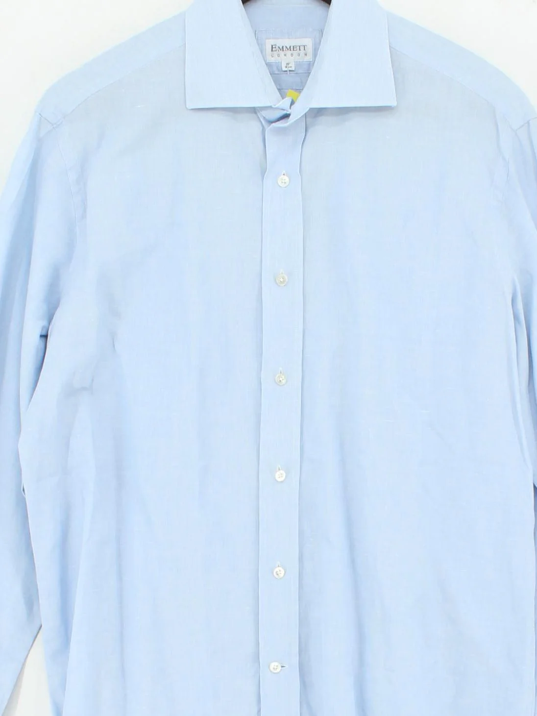 Emmett Men's Shirt L Blue 100% Cotton Basic - Image 3