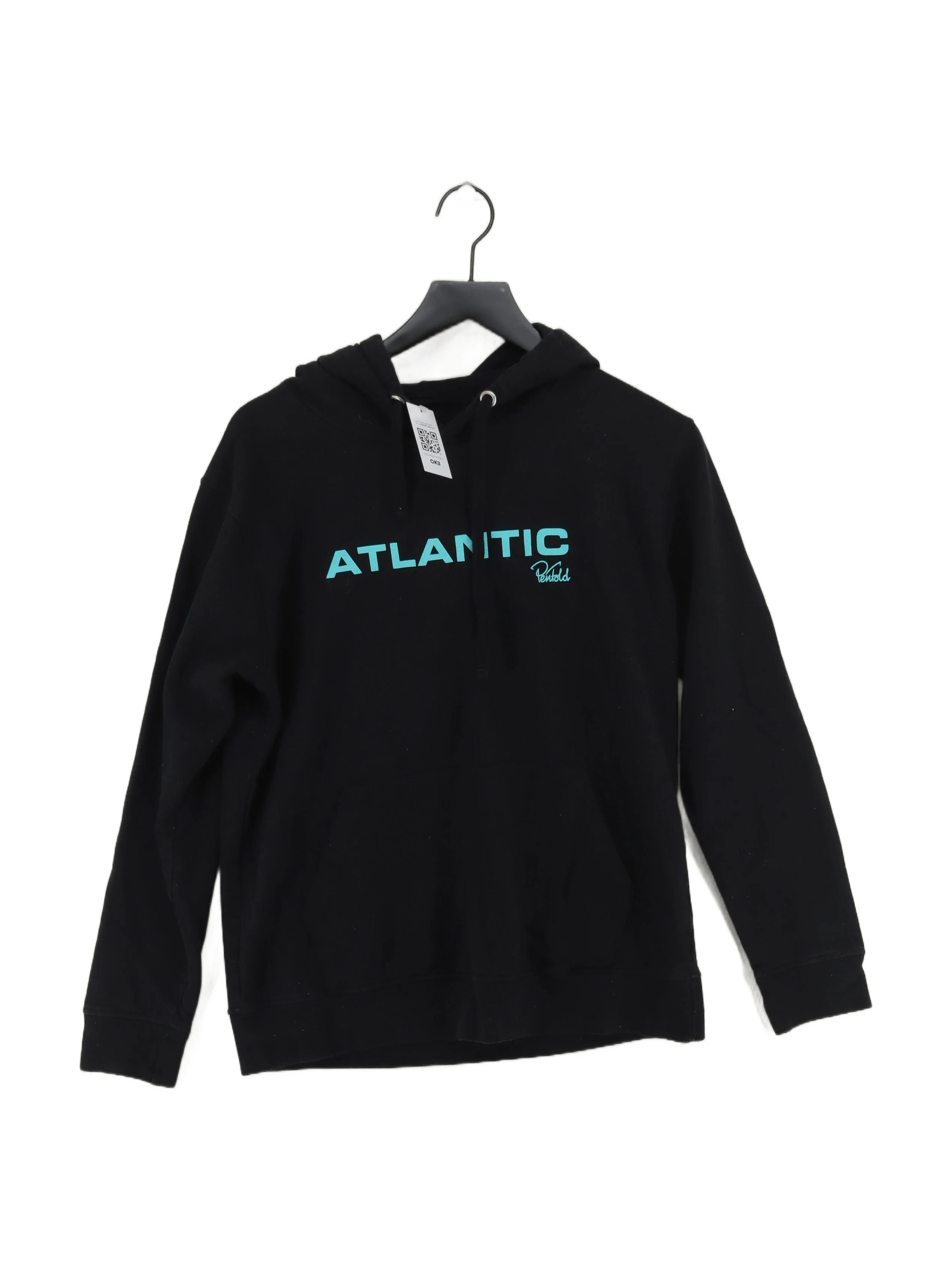 EMP Men's Hoodie M Black Graphic Cotton with Polyester Pullover