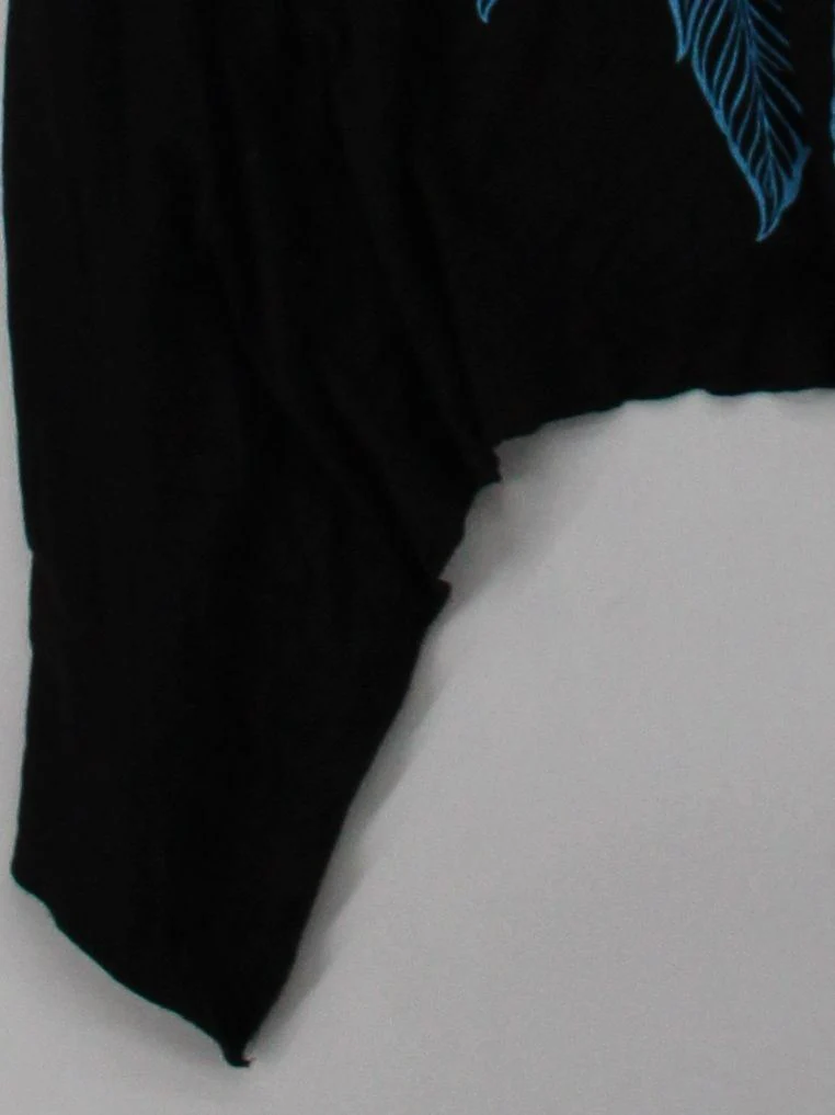 EMP Women's T-Shirt L Black Graphic Viscose with Elastane Sleeveless Basic - Image 4