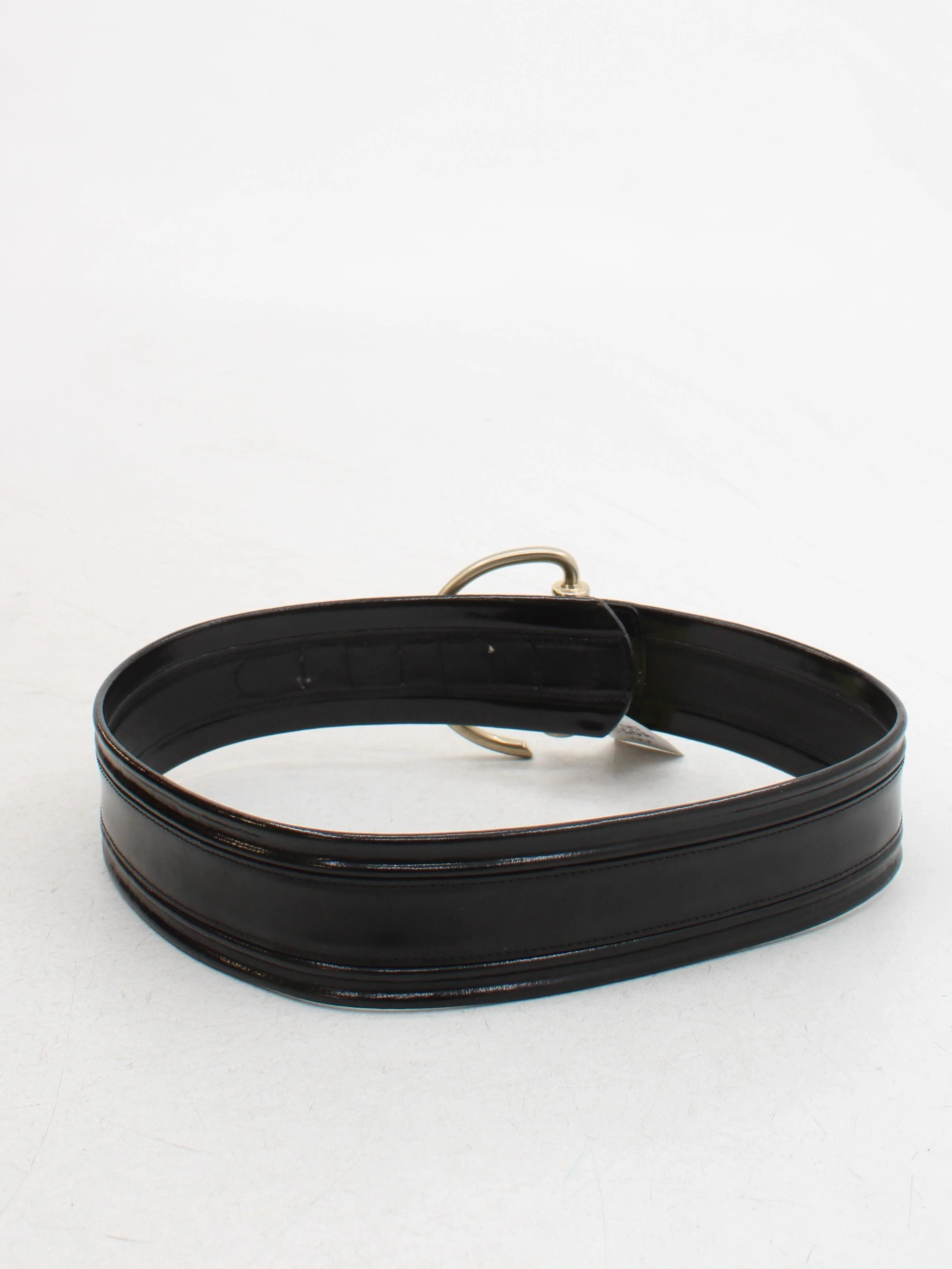 Emporio Armani Men's Belt M Black 100% Leather Dress Belt - Image 2