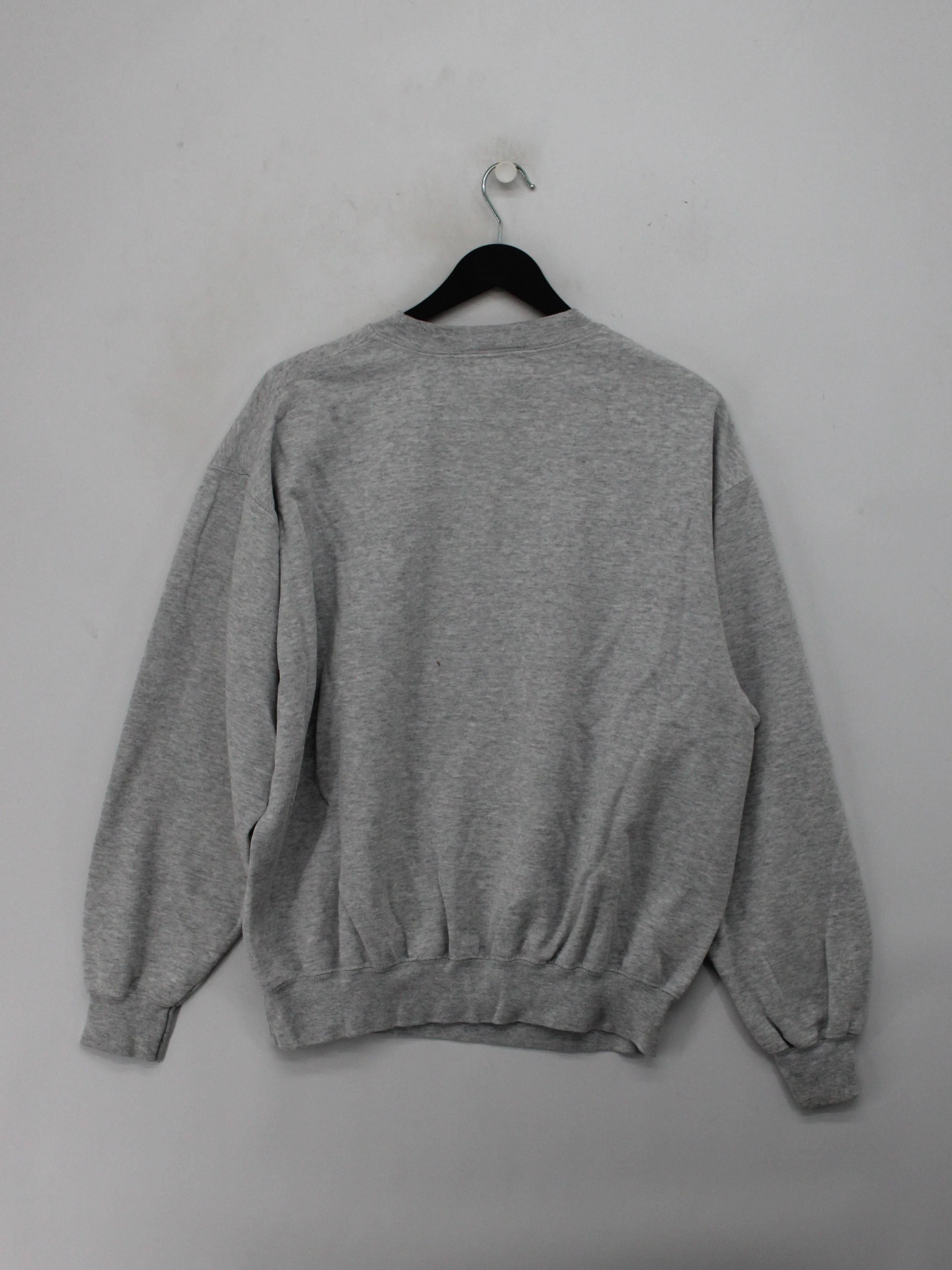 Emporio Armani Men's Hoodie L Grey Graphic Cotton with Polyester Pullover - Image 2