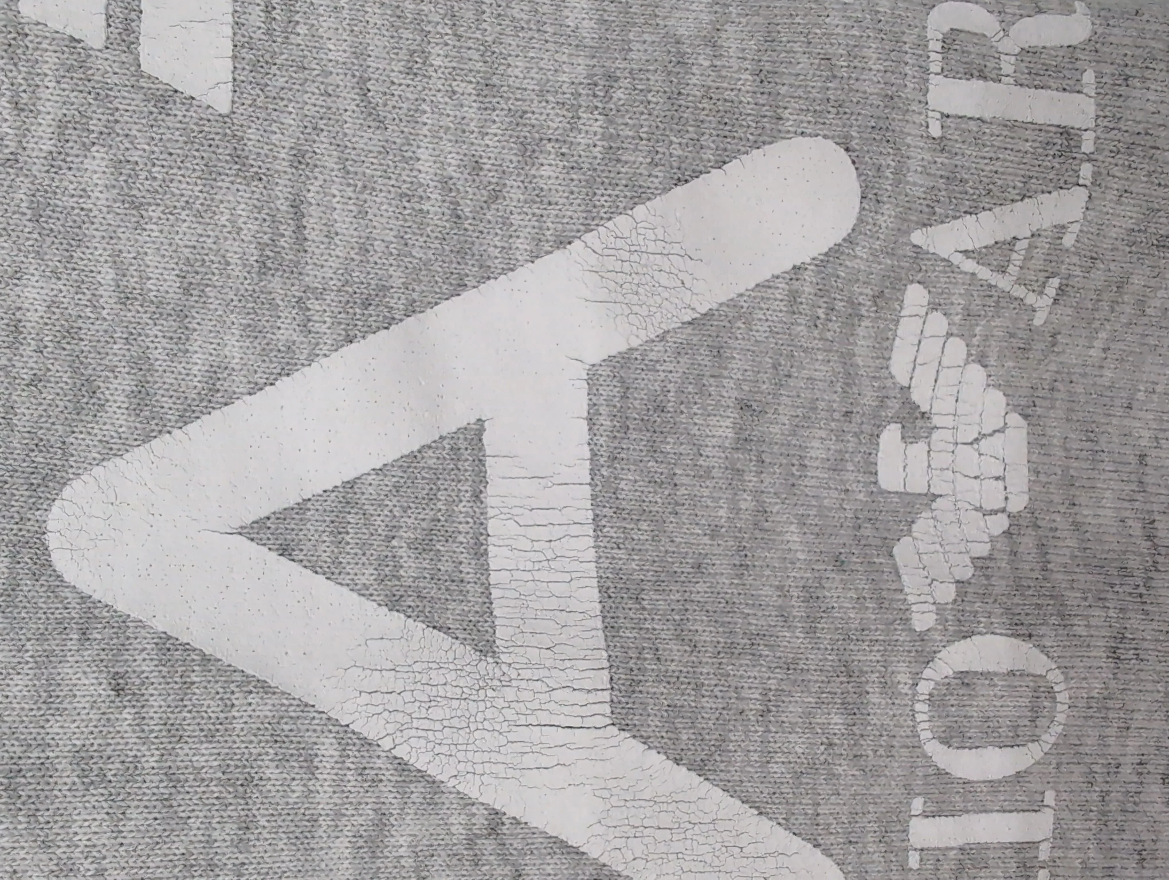 Emporio Armani Men's Hoodie L Grey Graphic Cotton with Polyester Pullover - Image 6