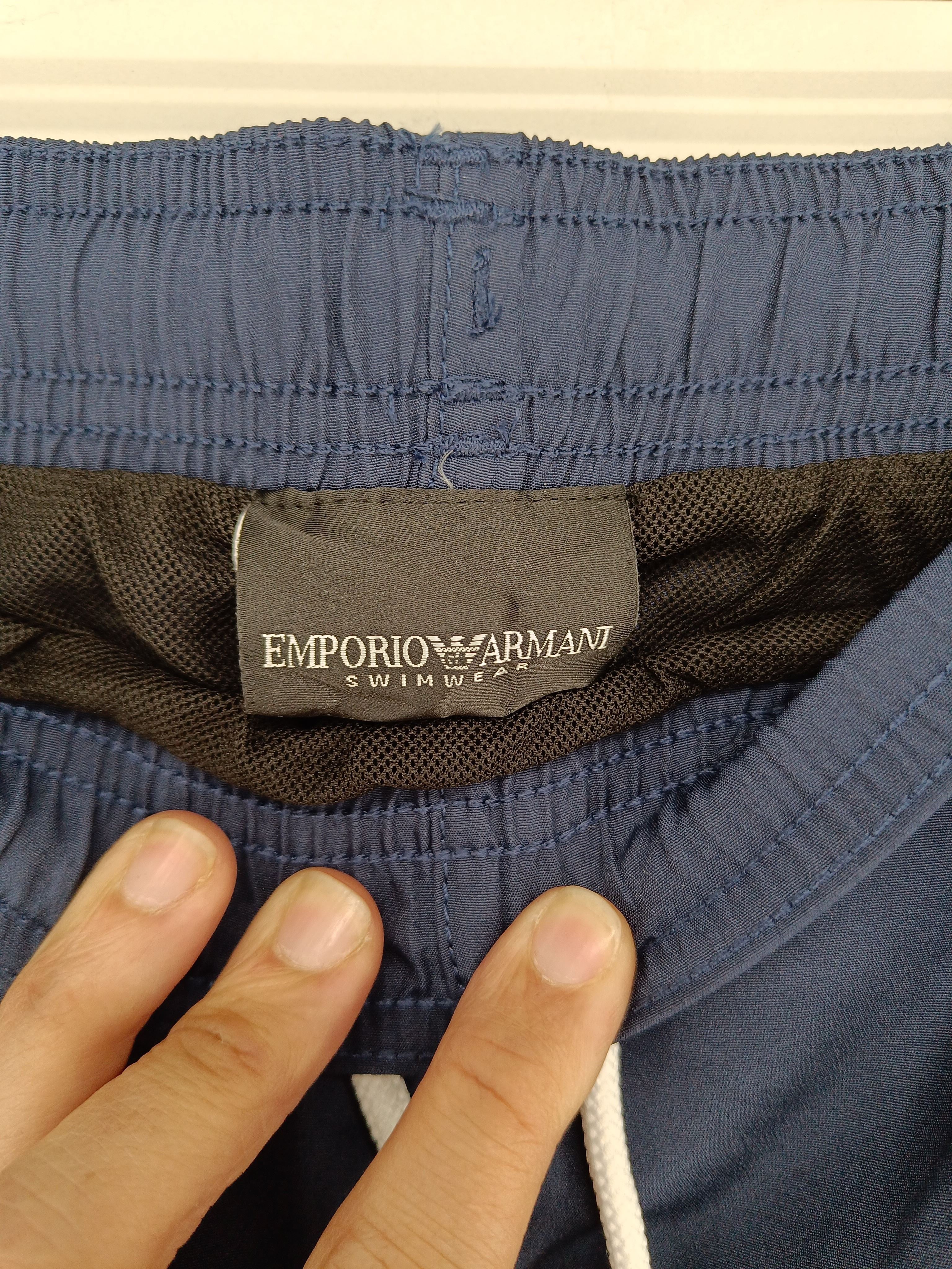 Emporio Armani swim trunks in blue RRP £60 - Image 5