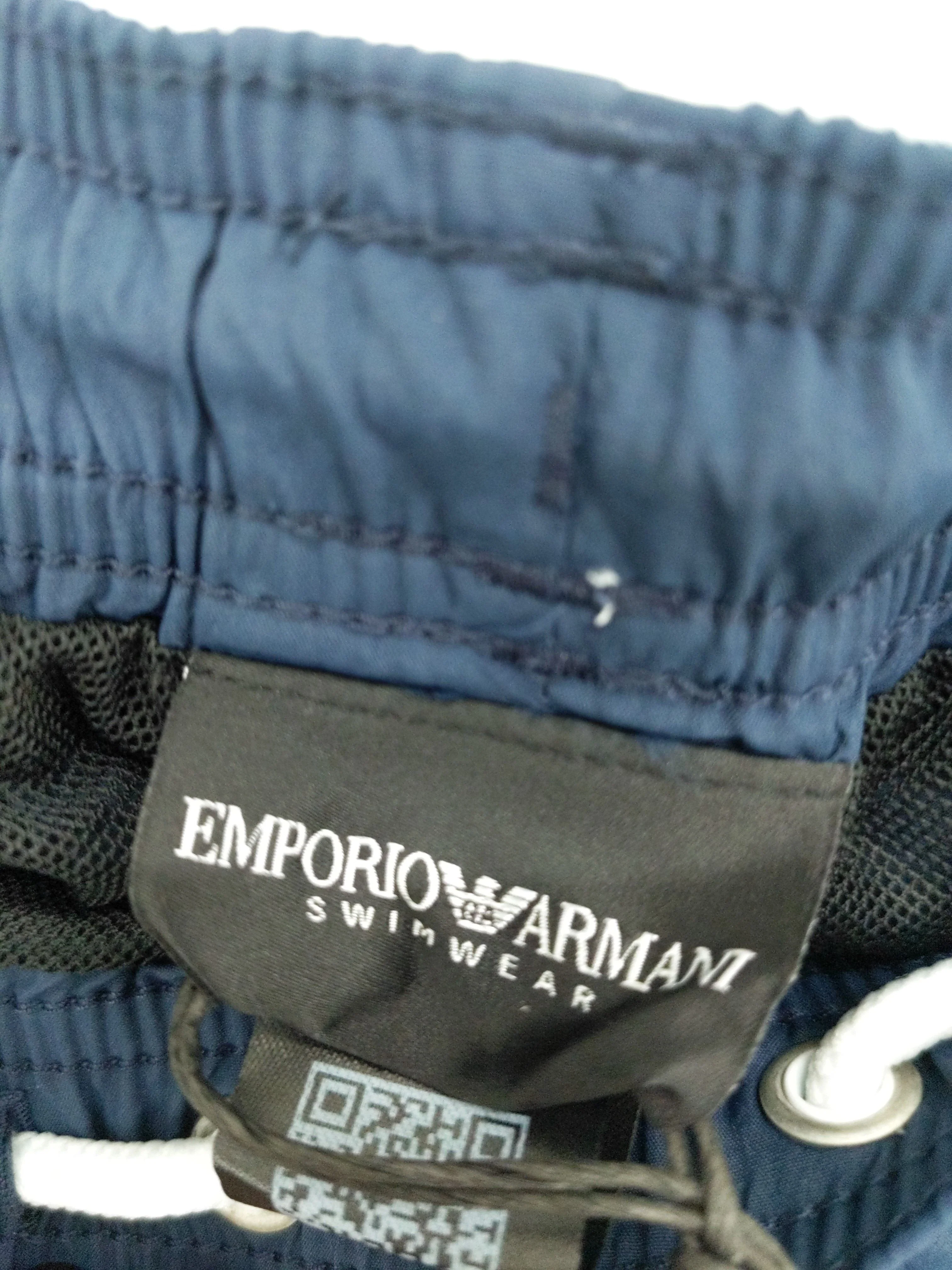 Emporio Armani swim trunks in blue RRP £75 - Image 5