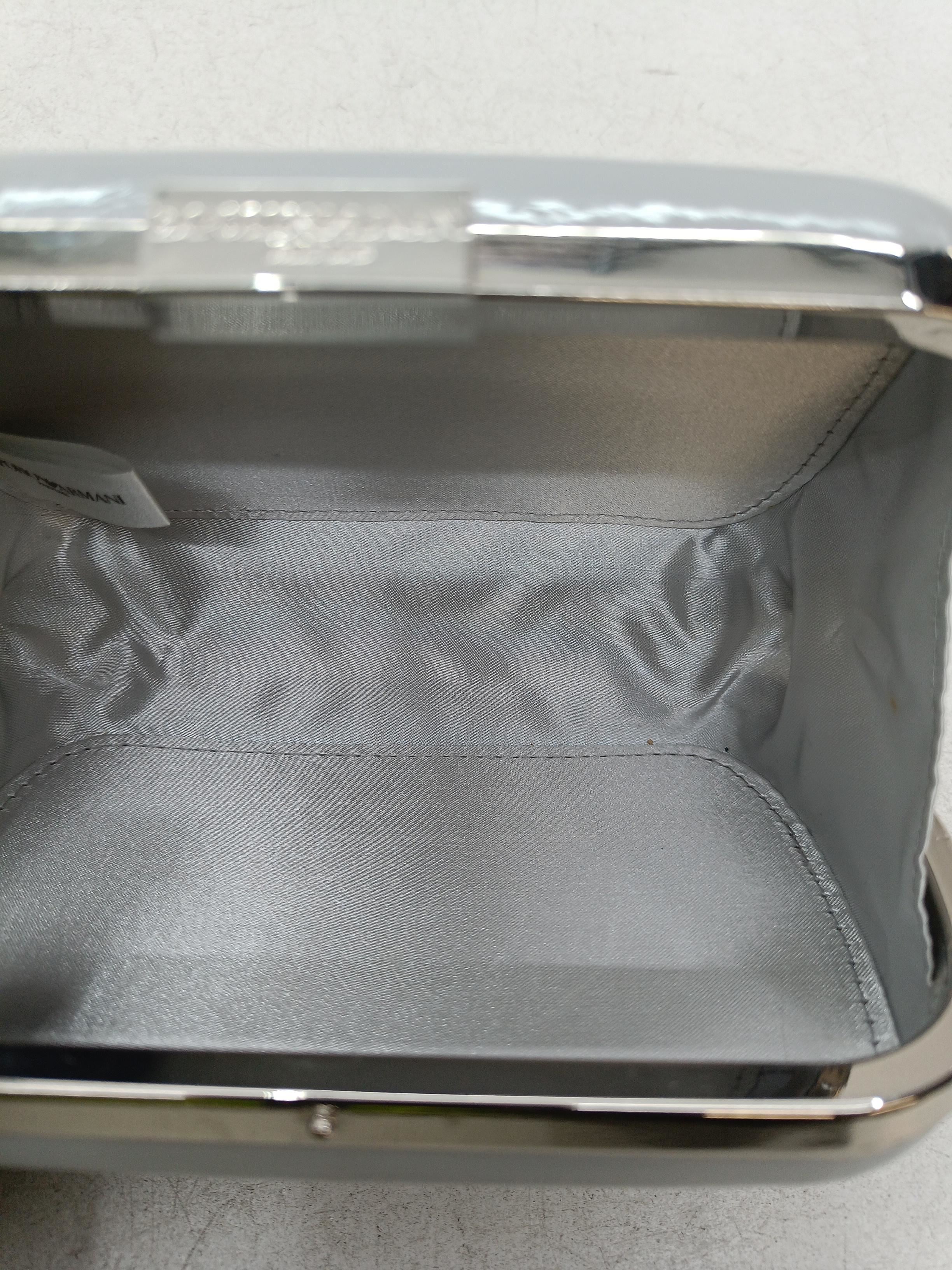 Emporio Armani Women's Bag Grey 100% Other Clutch - Image 4