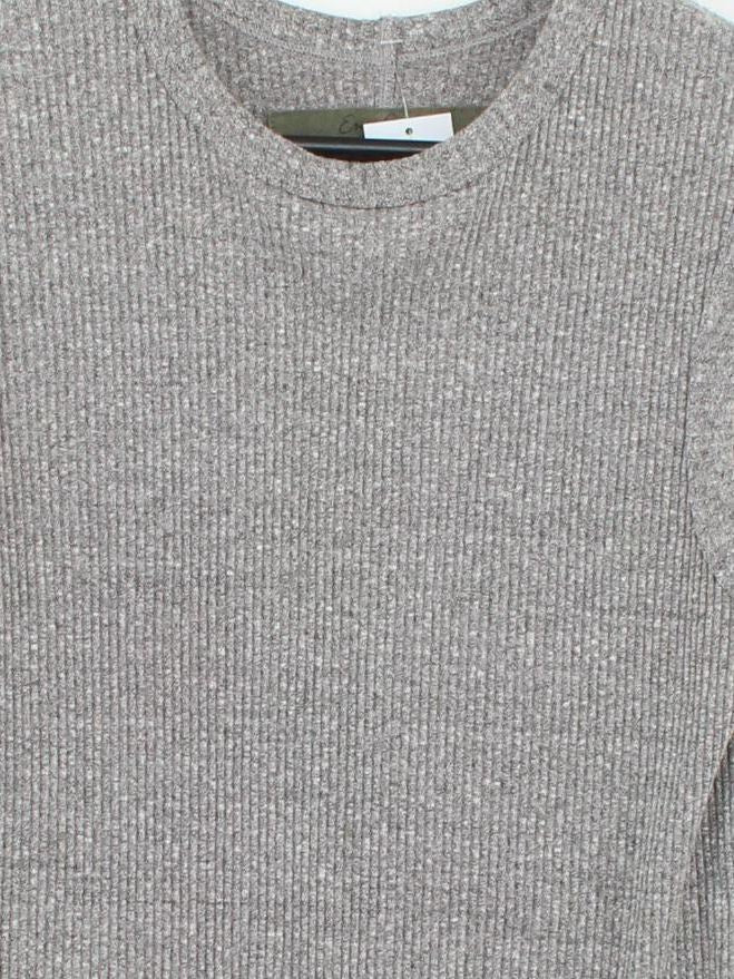 Enza Costa Tank Mini Dress L in Grey - Image 3