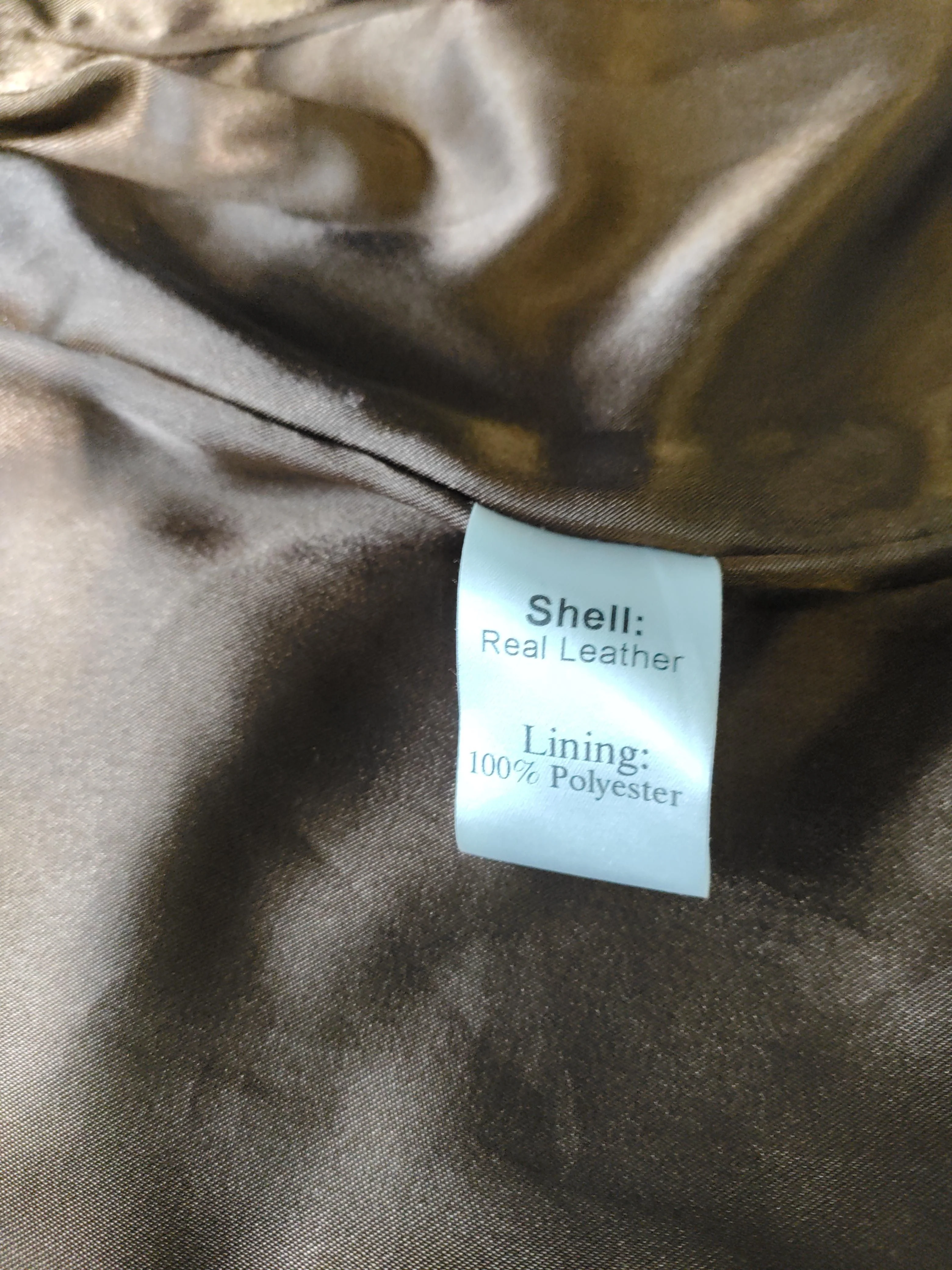 Equation Women's Coat UK 8 Brown Suede with Polyester Overcoat - Image 7