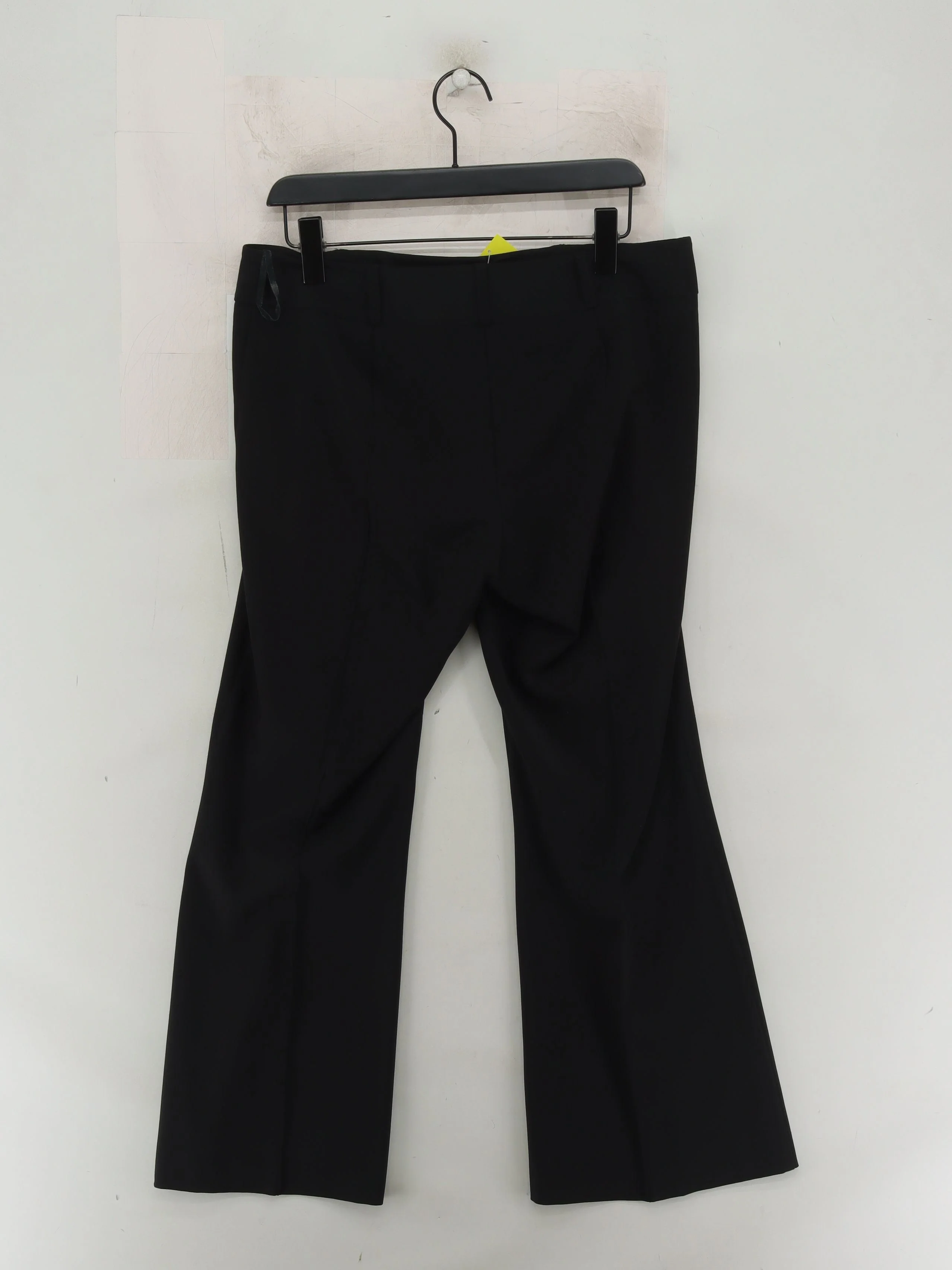 Equation Women's Trousers UK 14 Black Polyester with Elastane Flared Chino - Image 2