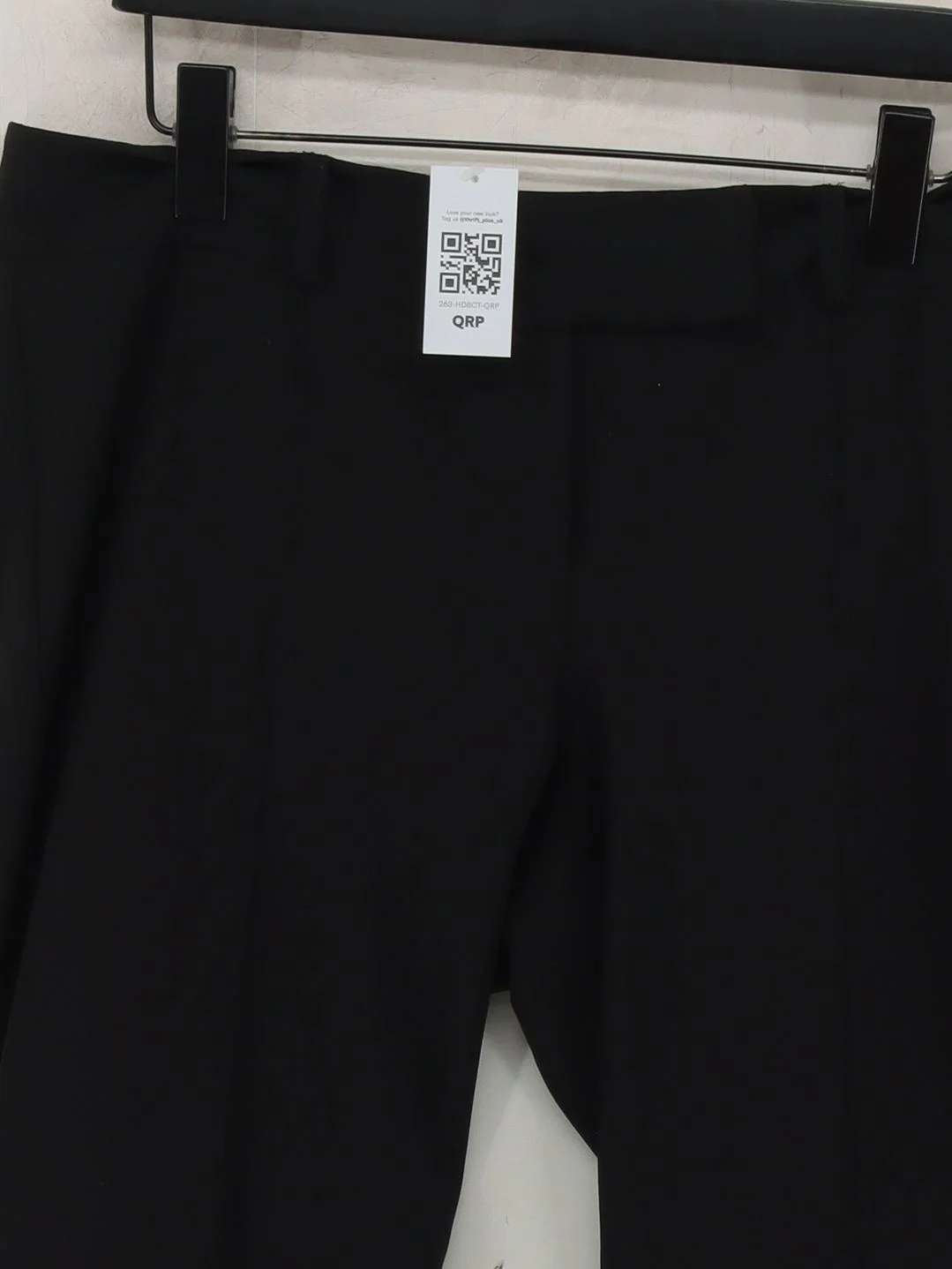 Equation Women's Trousers UK 14 Black Polyester with Elastane Flared Chino - Image 3