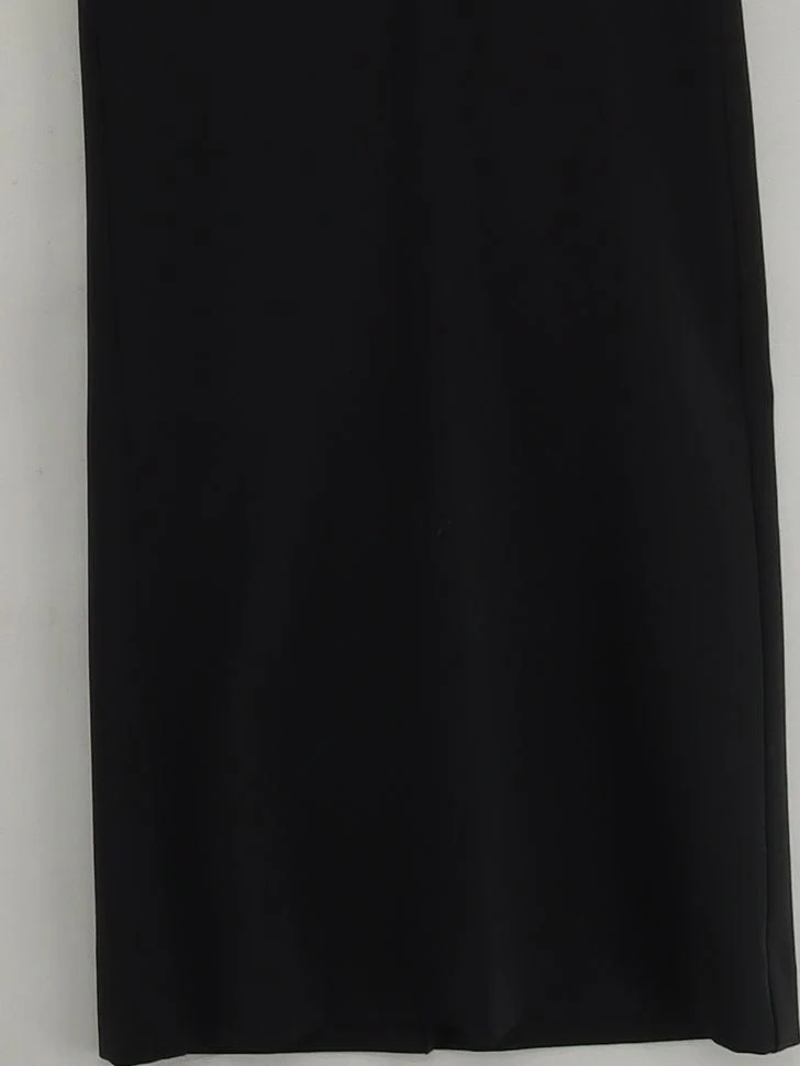 Equation Women's Trousers UK 14 Black Polyester with Elastane Flared Chino - Image 4