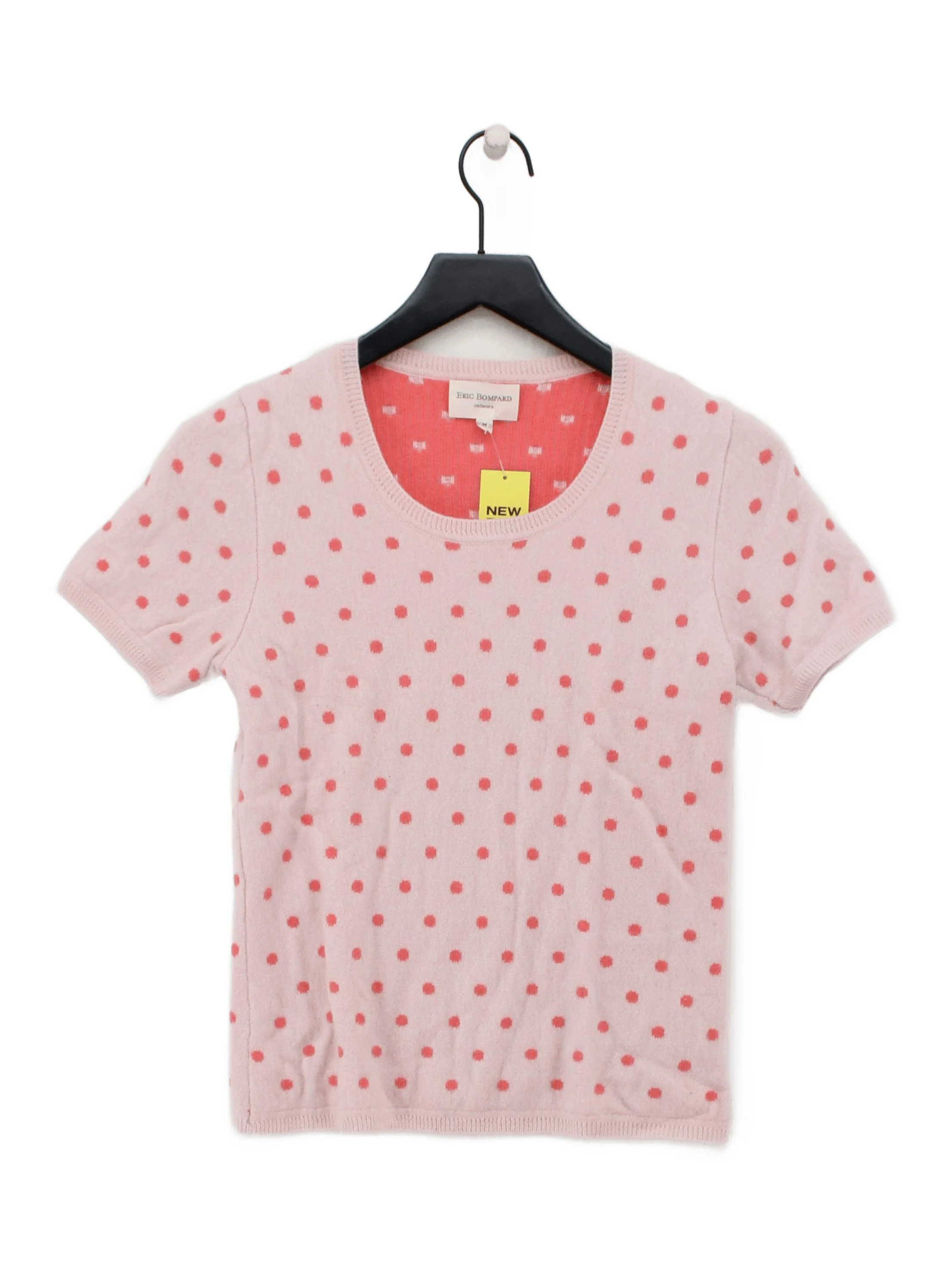 Eric Bompard Women's Top M Pink 100% Cashmere Basic