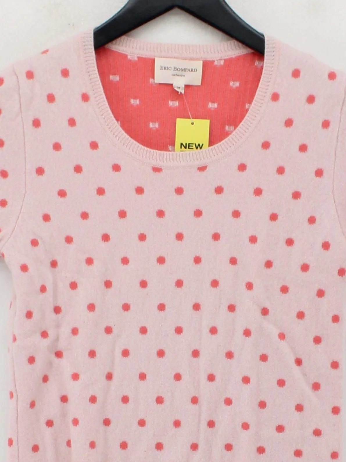 Eric Bompard Women's Top M Pink 100% Cashmere Basic - Image 3