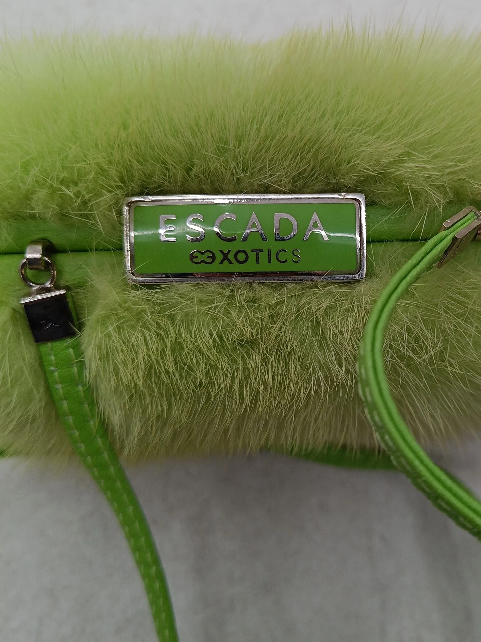 ESCADA Women's Bag Green 100% Other Crossbody - Image 5