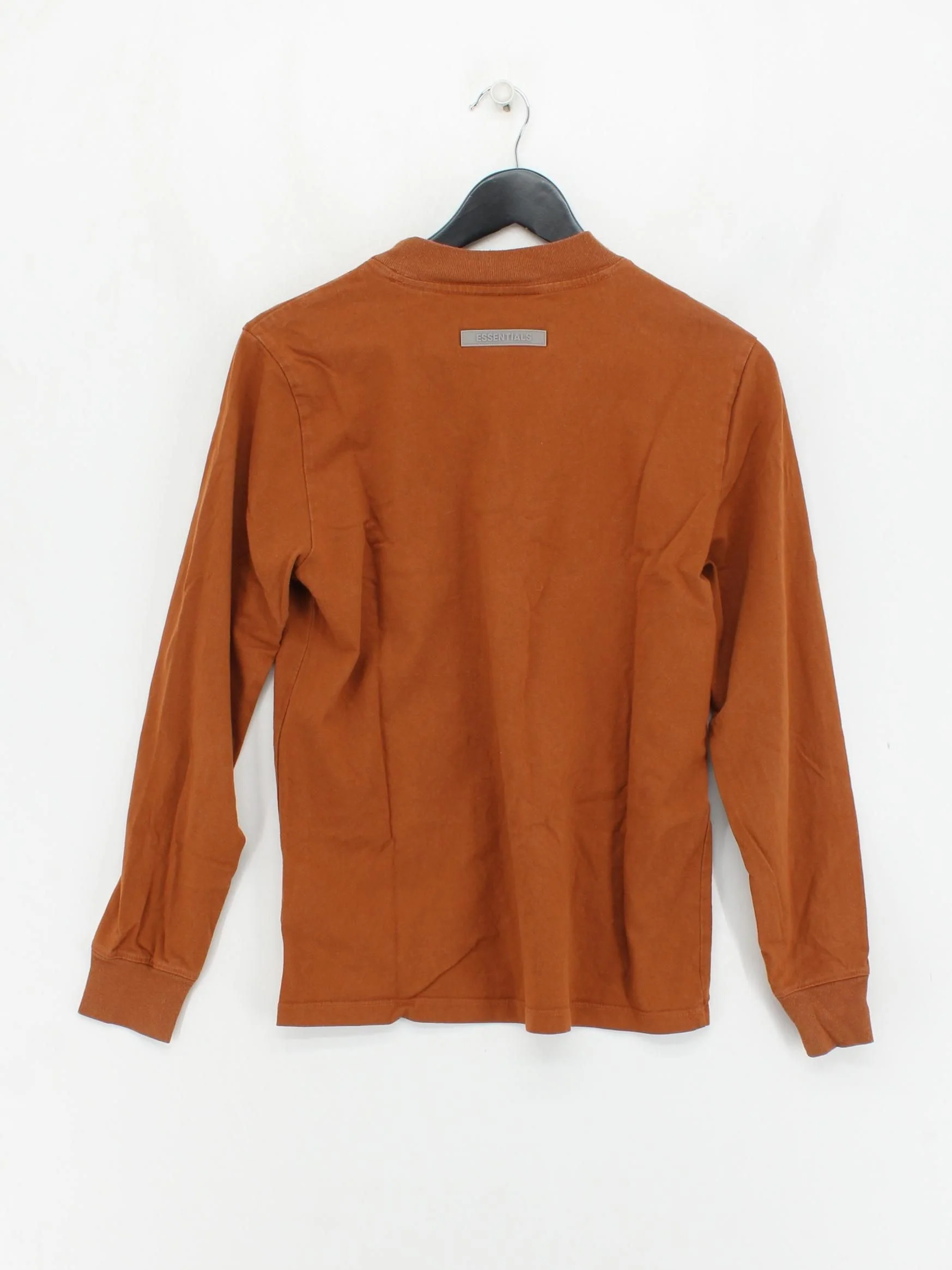 Essentials Men's T-Shirt L Brown Graphic 100% Cotton Basic - Image 2