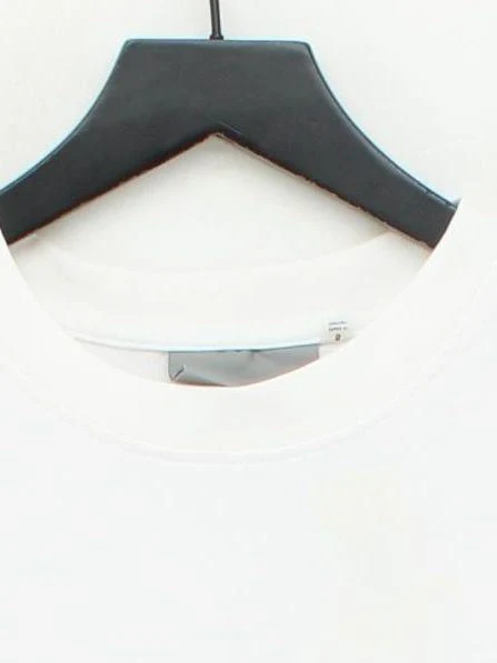 Essentials Men's T-Shirt S White 100% Cotton Basic - Image 3