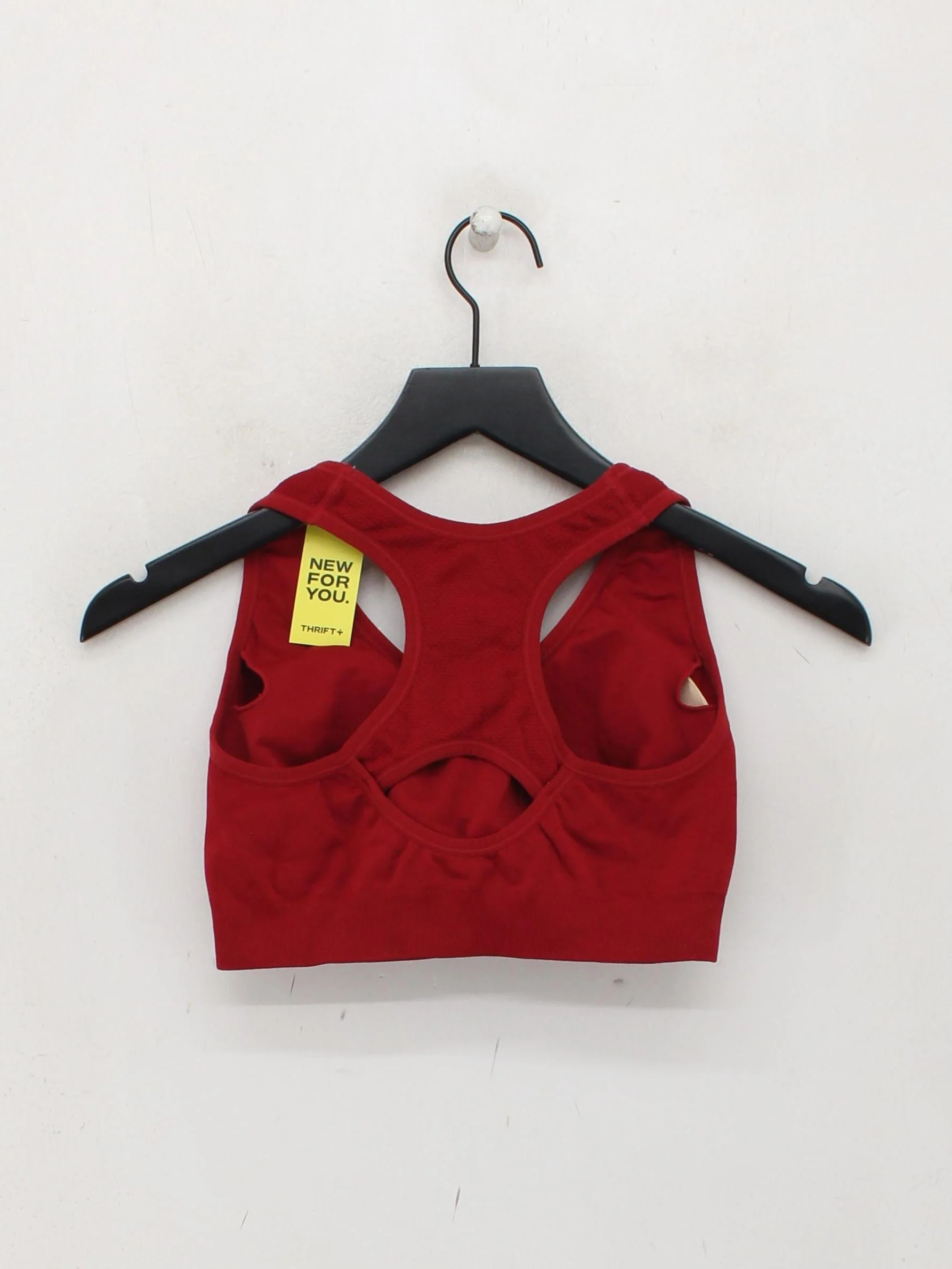 Essentials Women's T-Shirt M Red Nylon with Polyester, Spandex Sleeveless Basic - Image 2