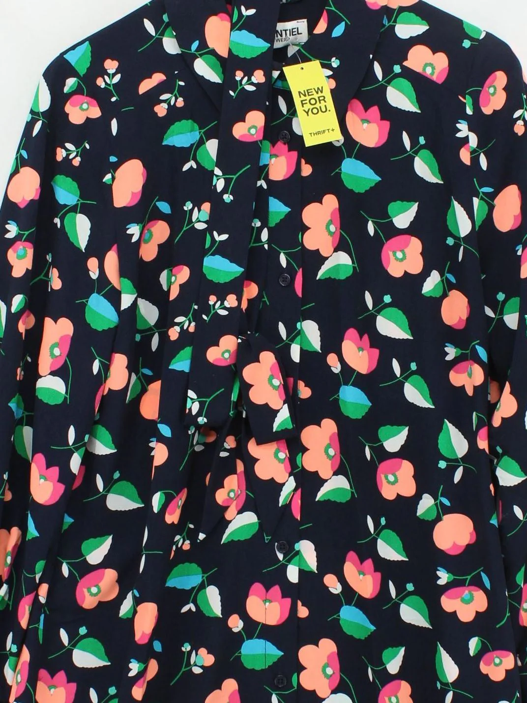 Essentiel Antwerp Shirt Midi Dress UK12 in Multi - Image 3