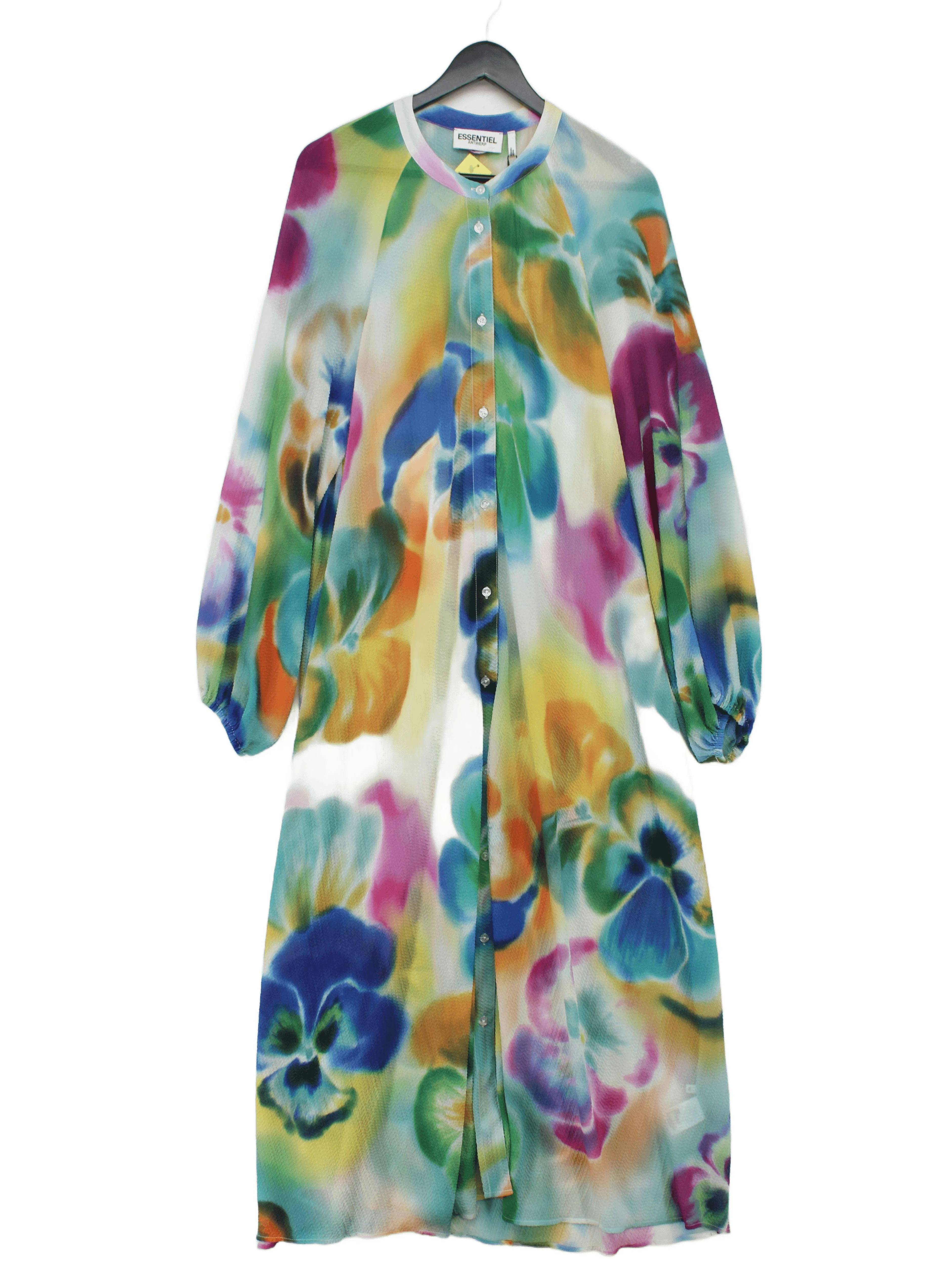Essentiel Antwerp Shirt Midi Dress UK14 in Multi