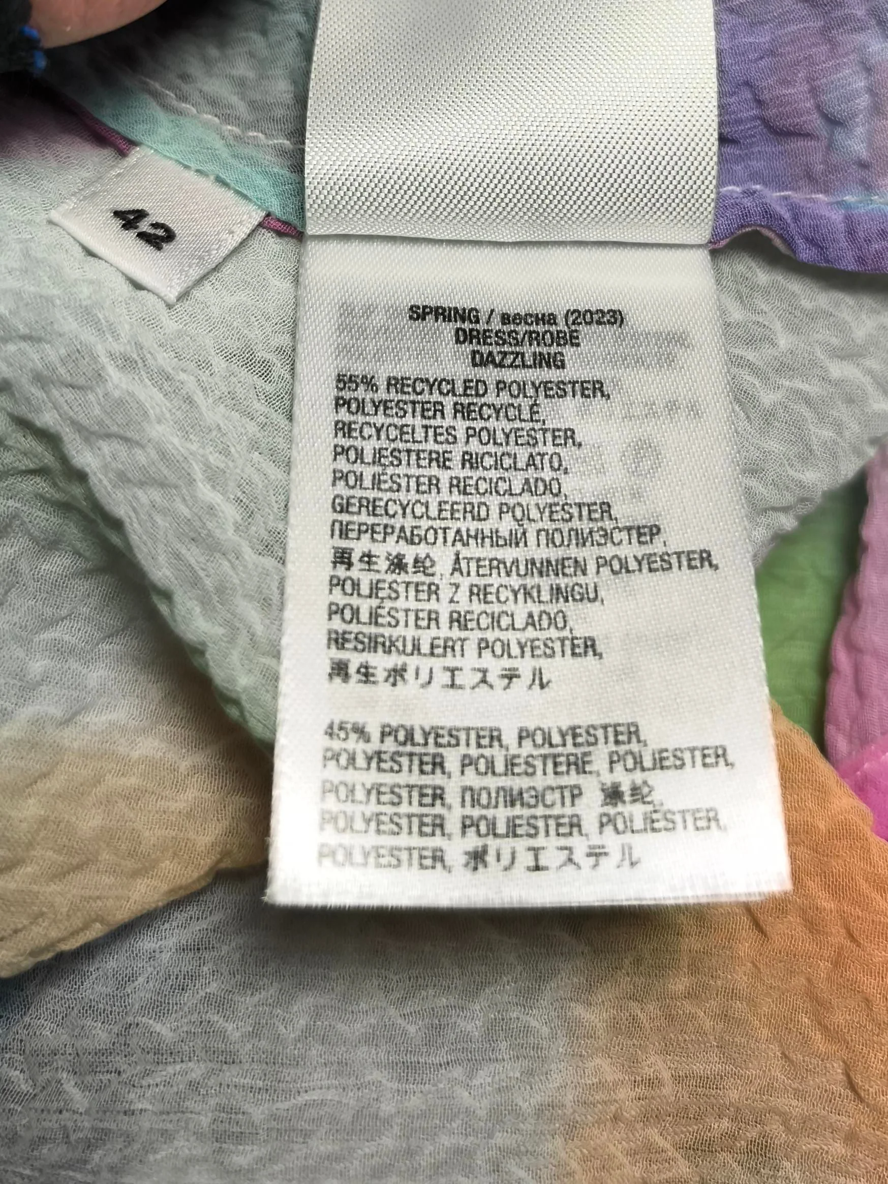 Essentiel Antwerp Shirt Midi Dress UK14 in Multi - Image 6