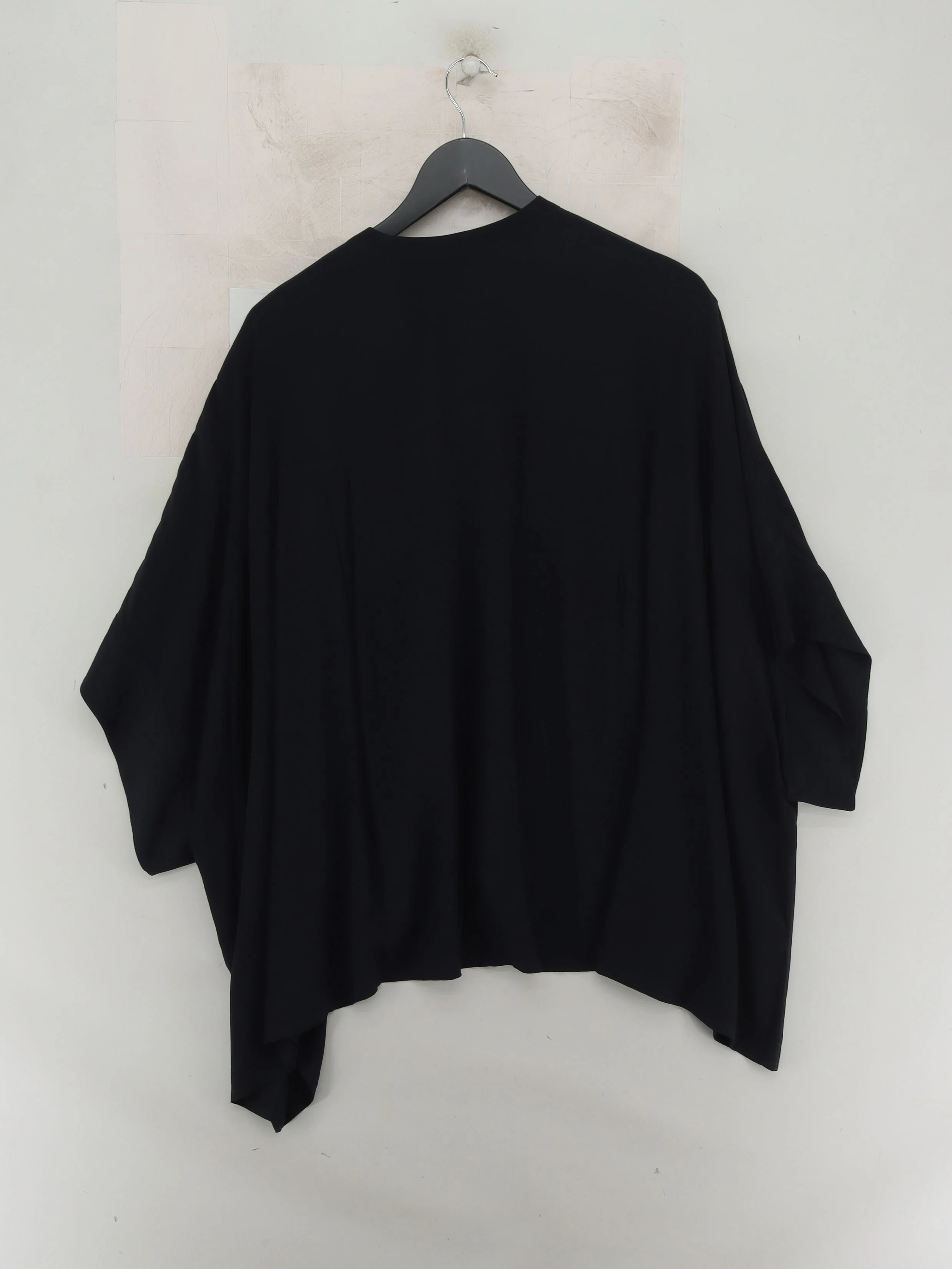 Essentiel Antwerp Women's Blouse S Black 100% Viscose 3/4 Sleeve Collared Basic - Image 2