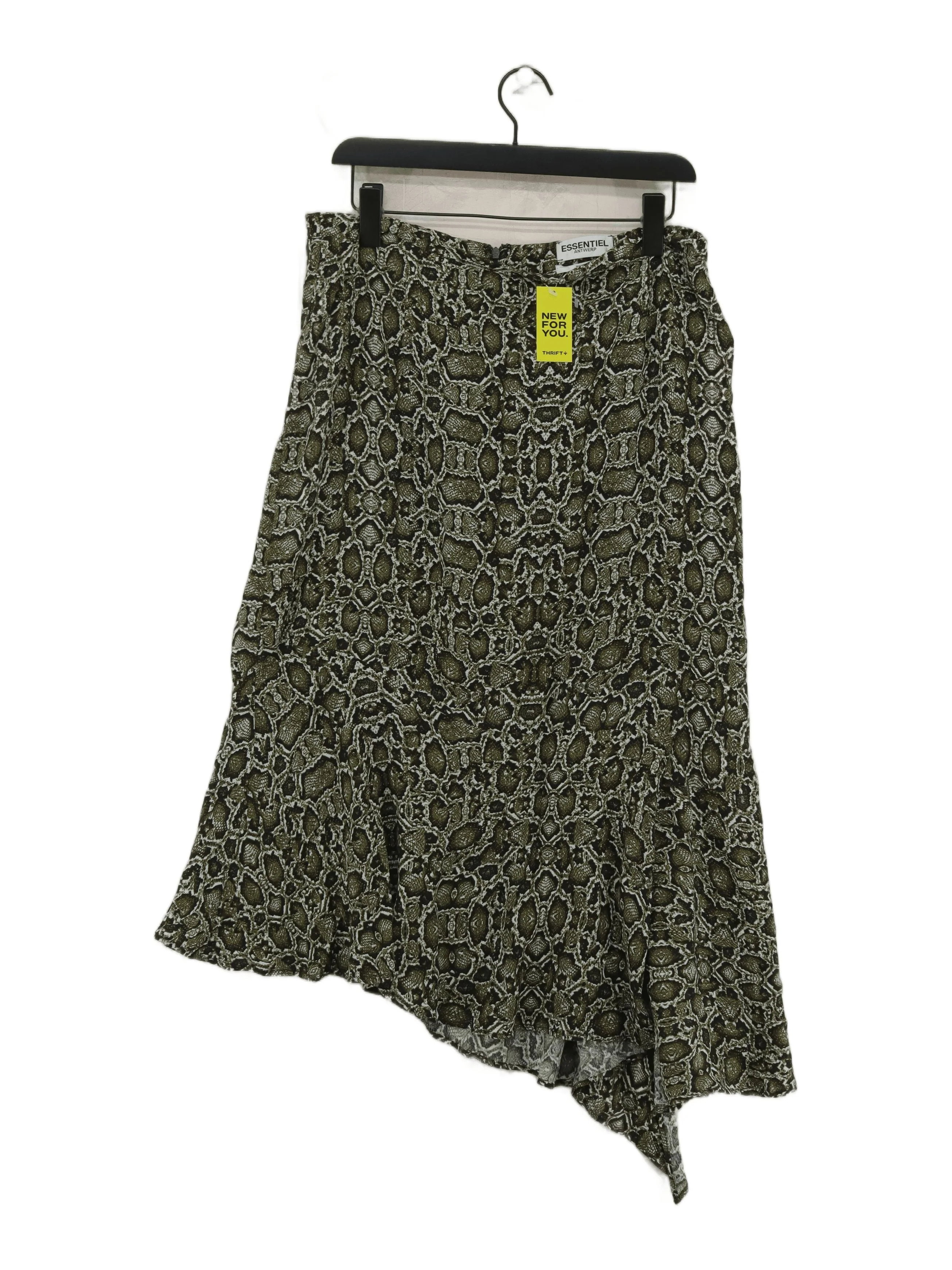 Essentiel Antwerp Women's Midi Skirt UK 16 Multi 100% Viscose A-Line