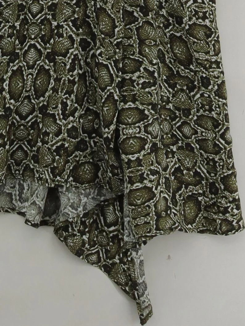 Essentiel Antwerp Women's Midi Skirt UK 16 Multi 100% Viscose A-Line - Image 4