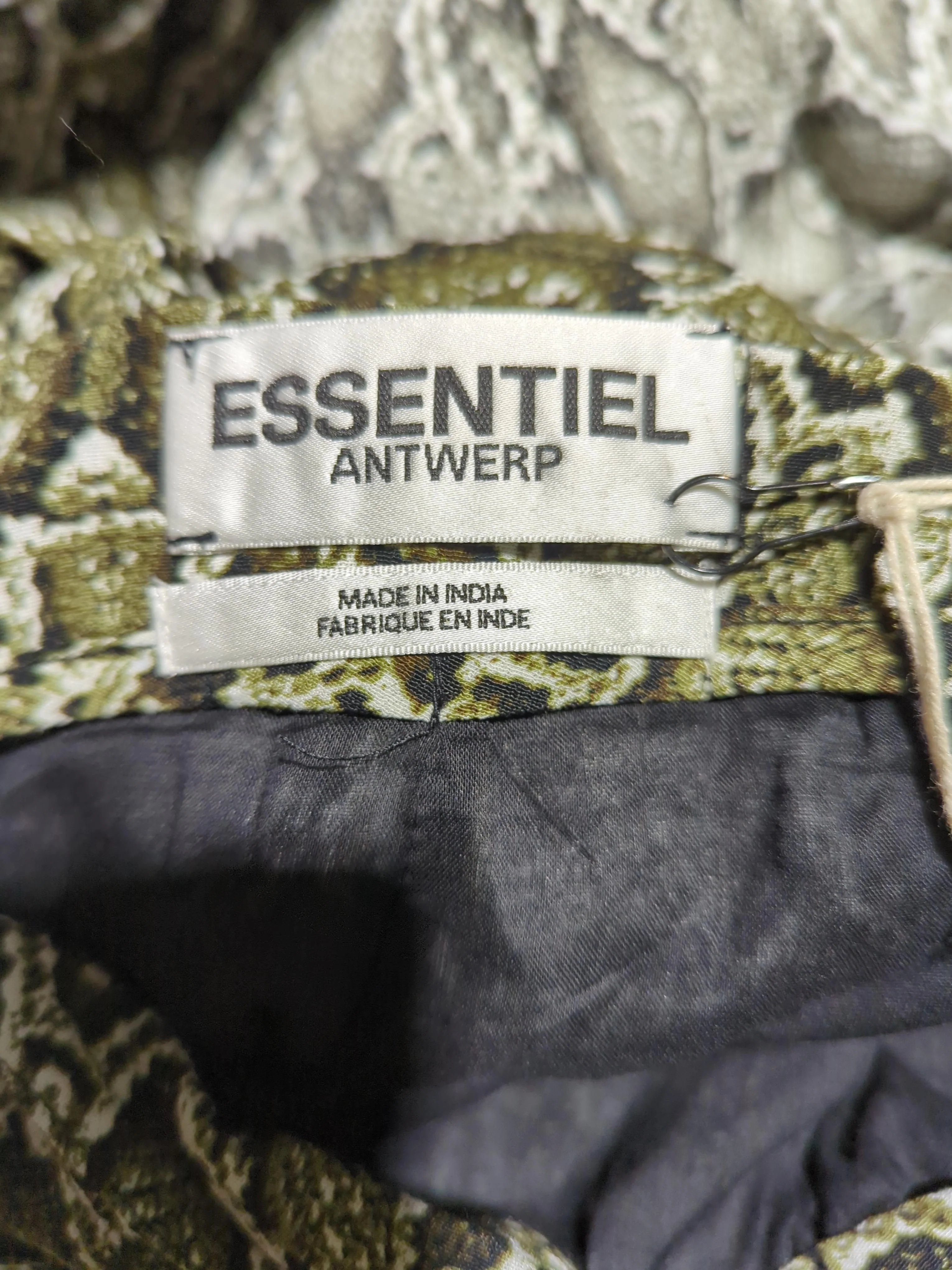 Essentiel Antwerp Women's Midi Skirt UK 16 Multi 100% Viscose A-Line - Image 5