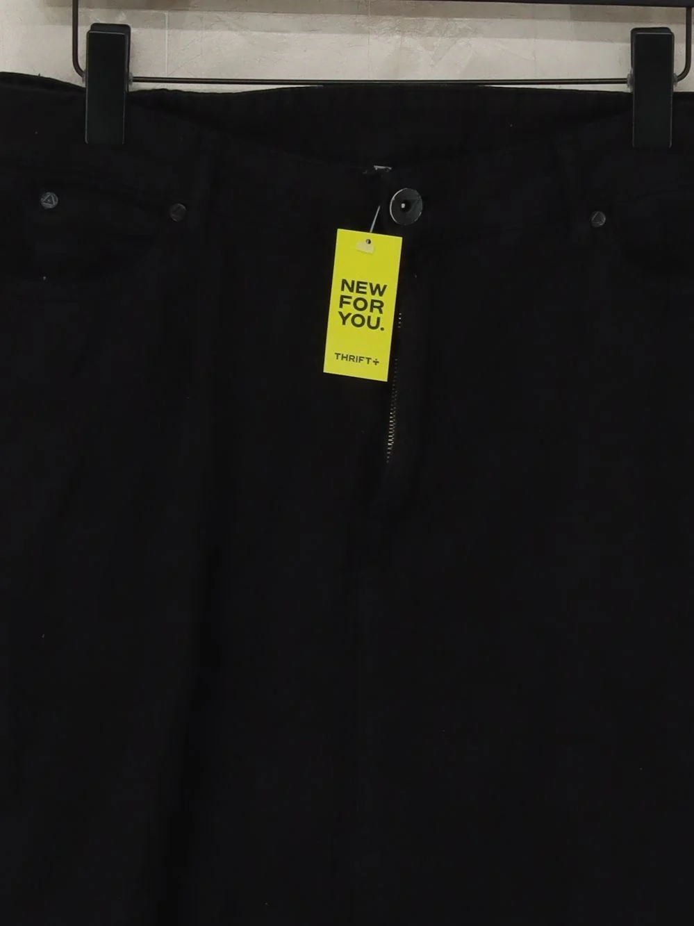 ETO Jeans Women's Mini Skirt UK 14 Black 100% Cotton Short Mini - Image 3