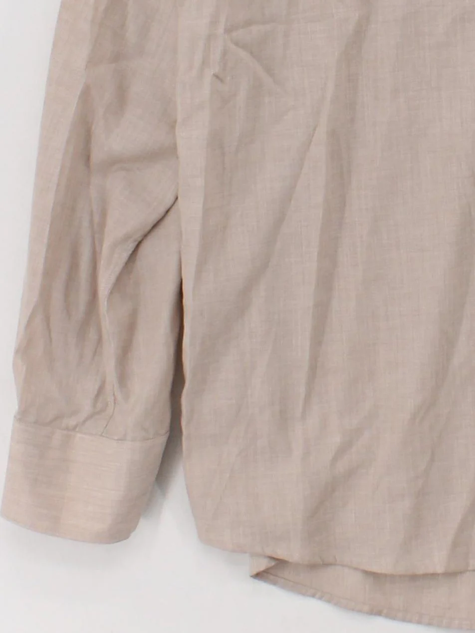 Eton Men's Shirt M Tan 100% Cotton Basic - Image 4