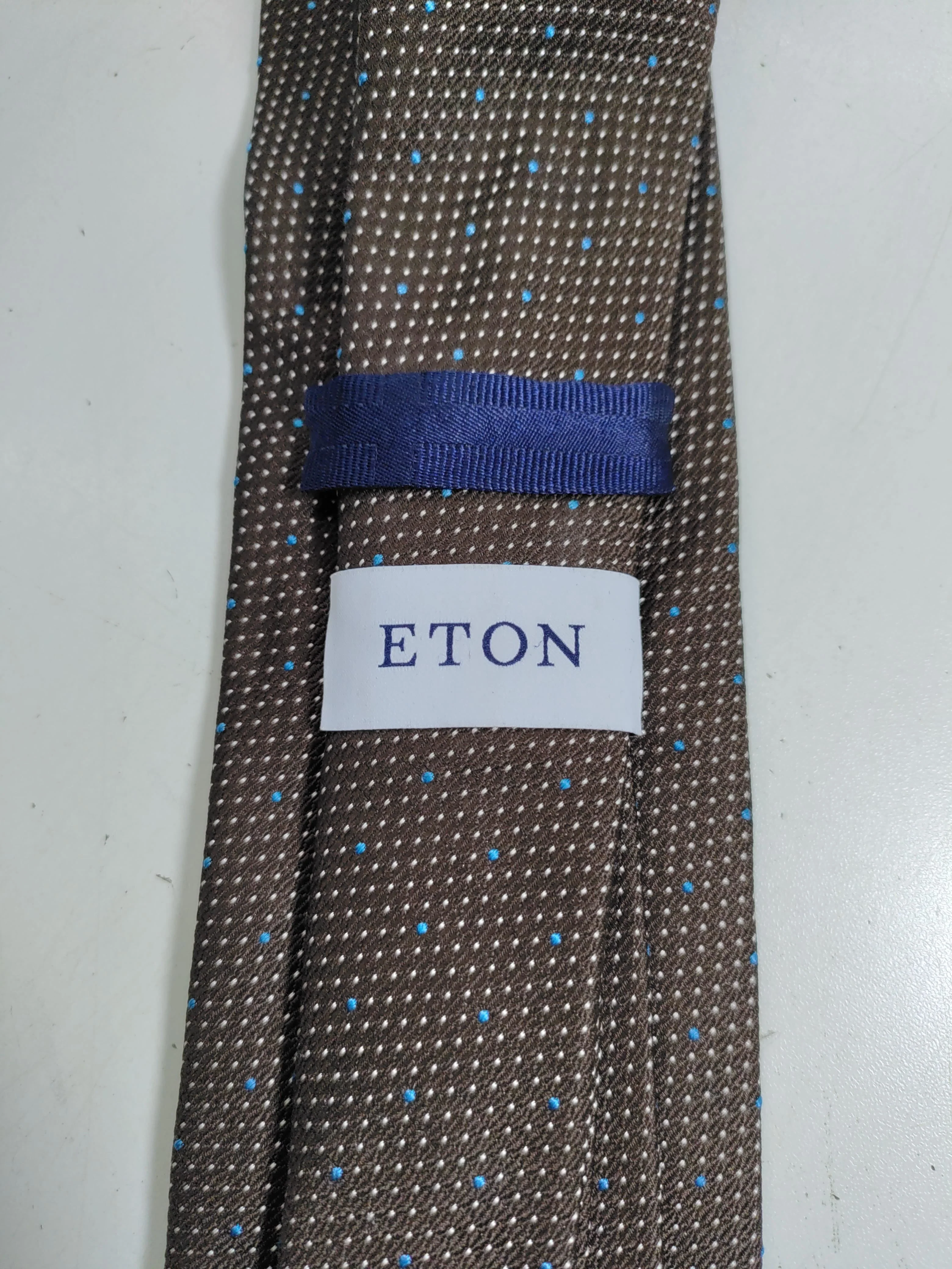 Eton Men's Tie Multi Polkadot 100% Silk - Image 5