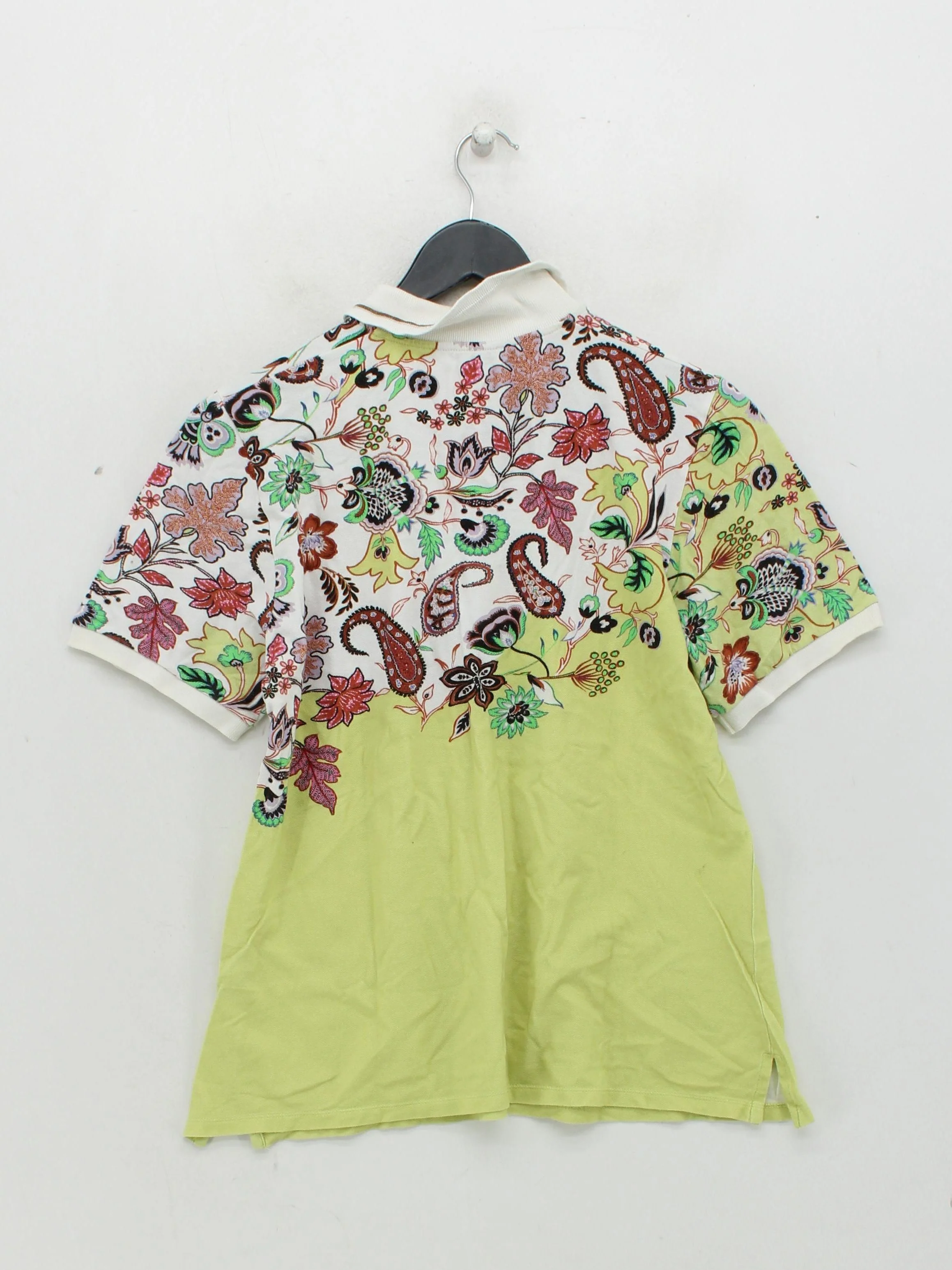 ETRO Men's Polo L Multi Floral Cotton with Elastane Basic - Image 2