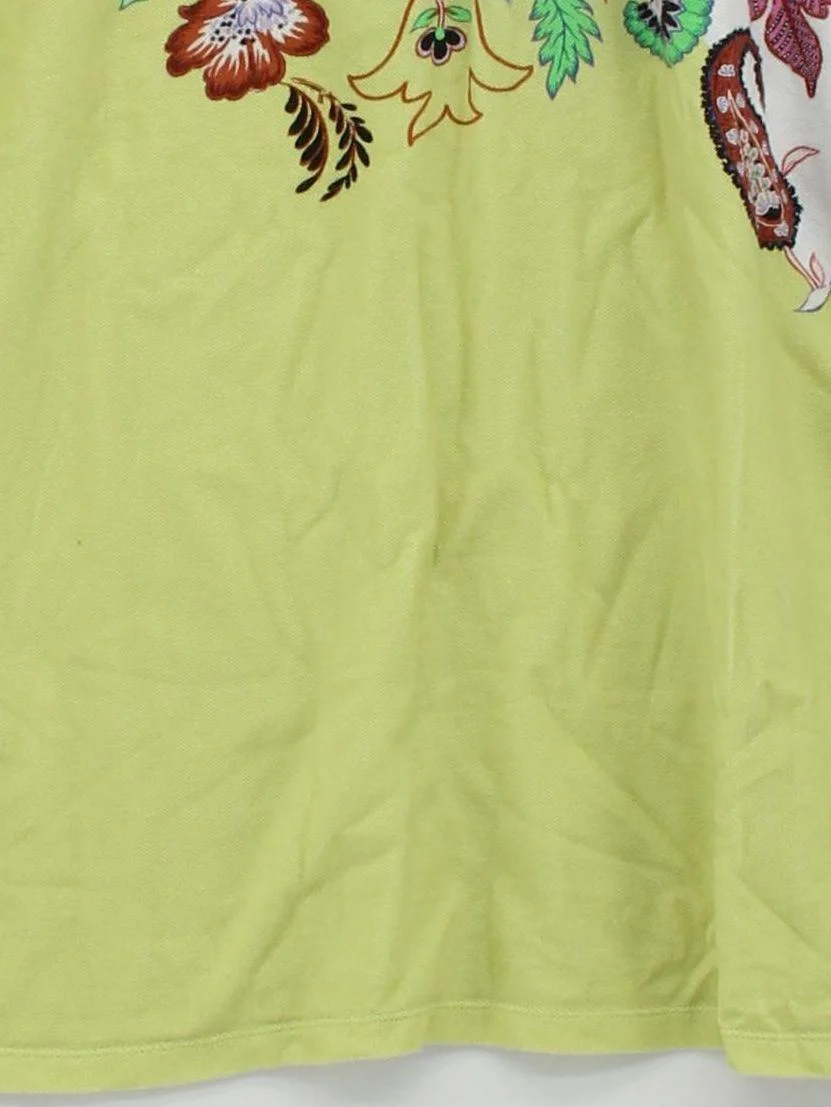 ETRO Men's Polo L Multi Floral Cotton with Elastane Basic - Image 4