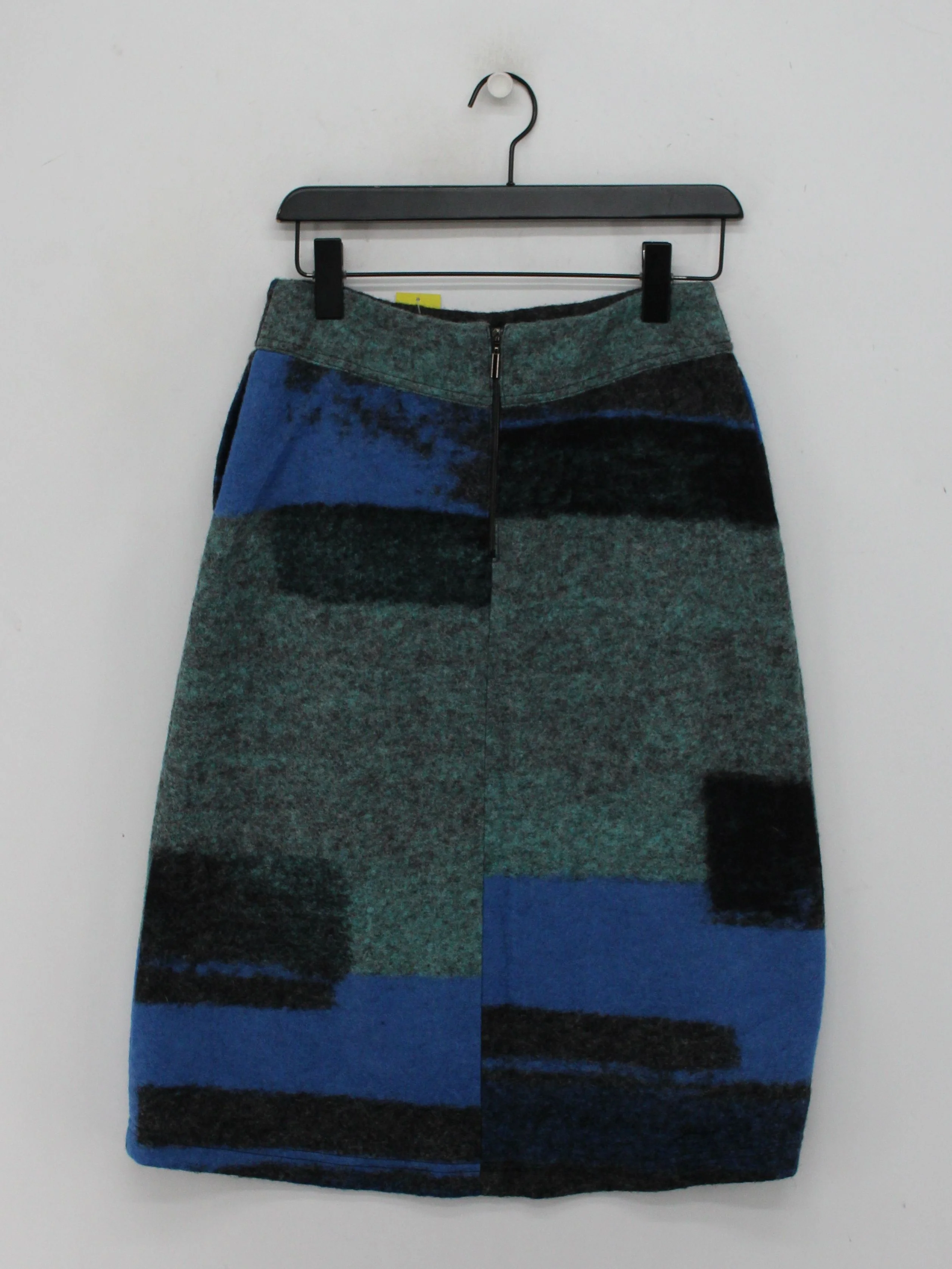 Eugen Klein Women's Mini Skirt UK 10 Multi Wool with Polyester Short Mini - Image 2