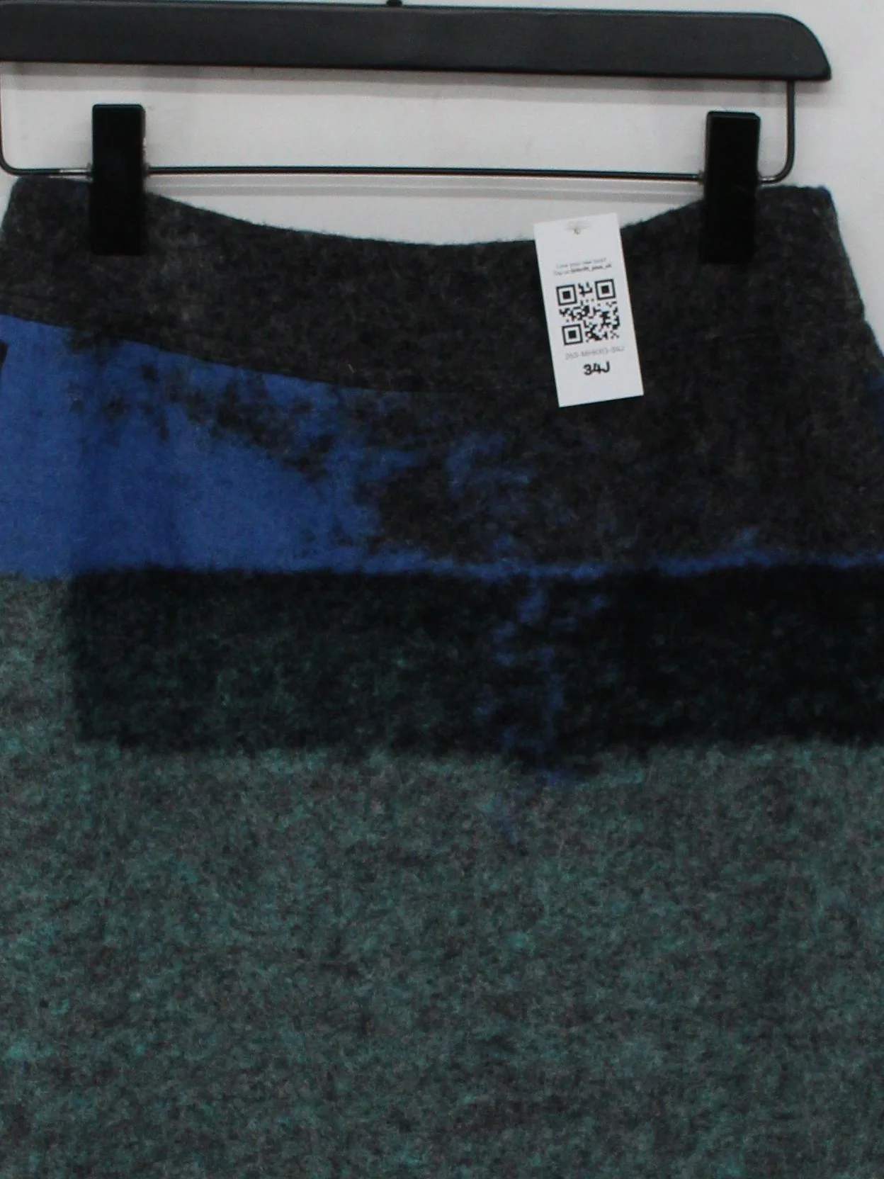 Eugen Klein Women's Mini Skirt UK 10 Multi Wool with Polyester Short Mini - Image 3